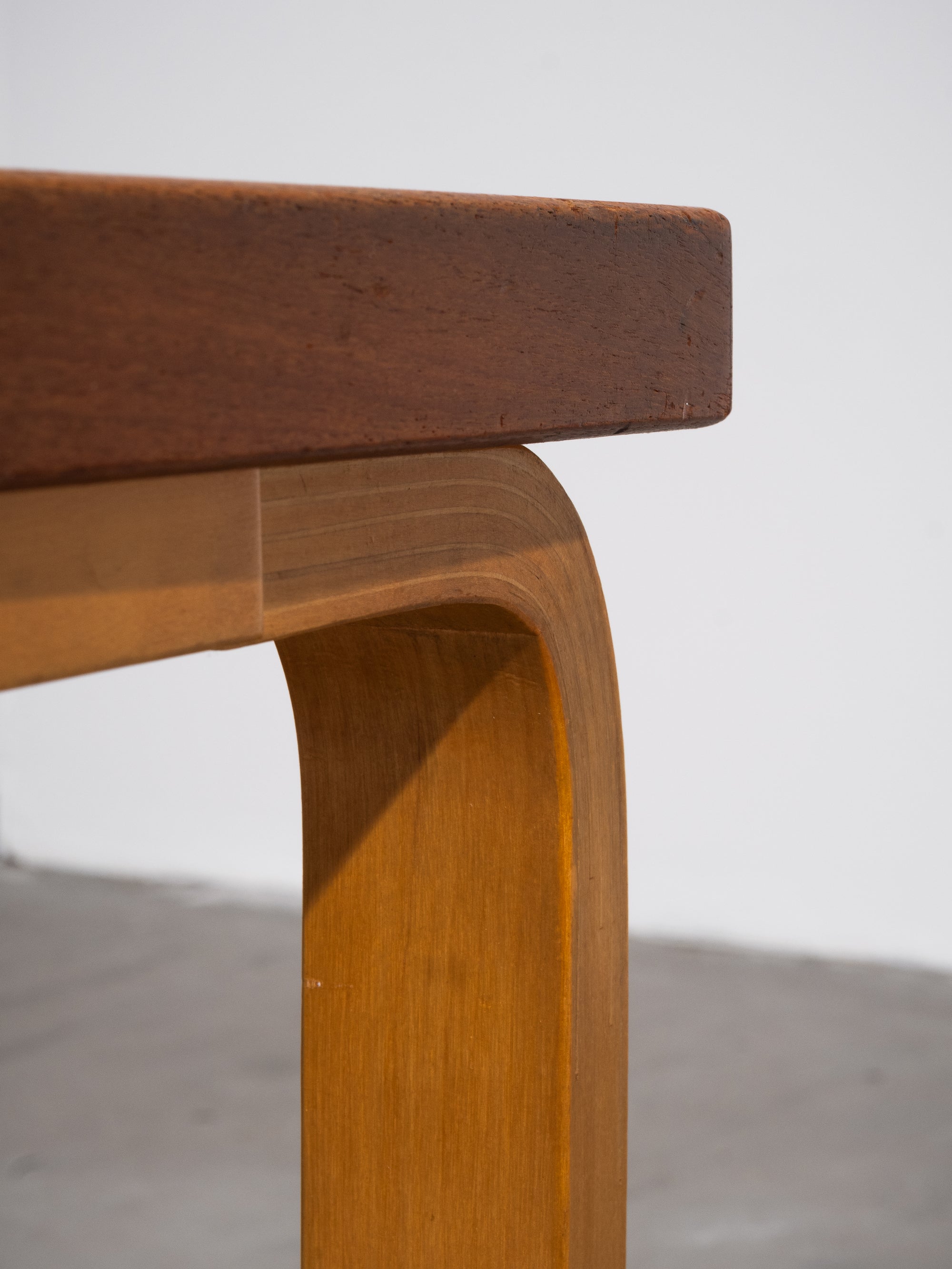 Rare Vintage Coffee Table by Artek, Teak &amp; Birch, Finland, circa 1960s