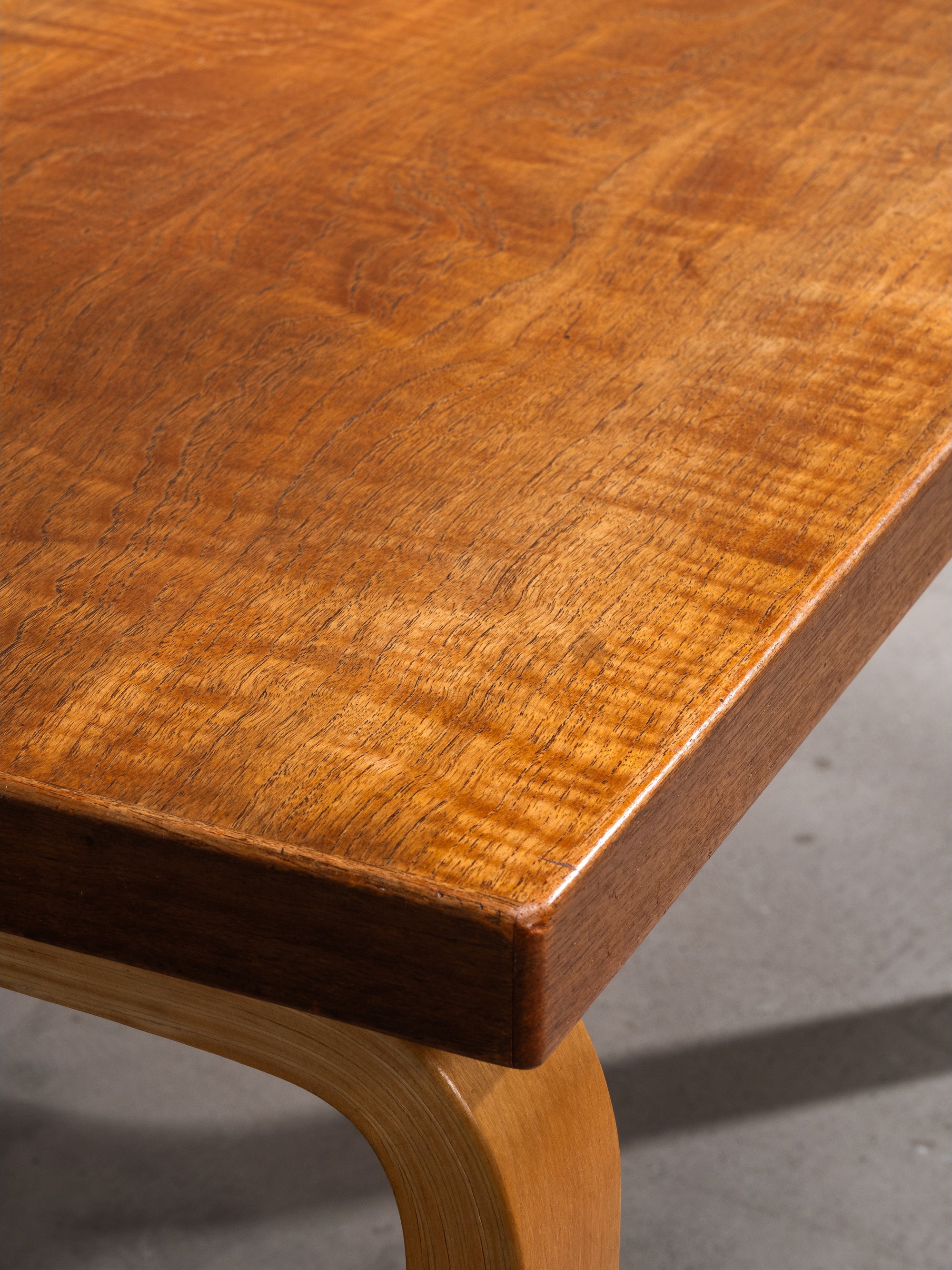 Rare Vintage Coffee Table by Artek, Teak &amp; Birch, Finland, circa 1960s