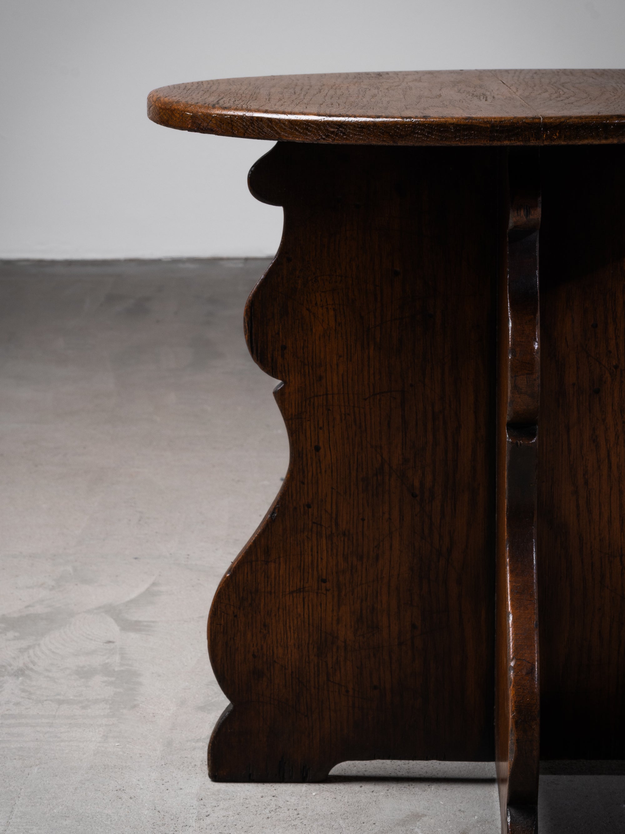 Scandinavian Arts &amp; Crafts Oak Side Table, Early 20th Century