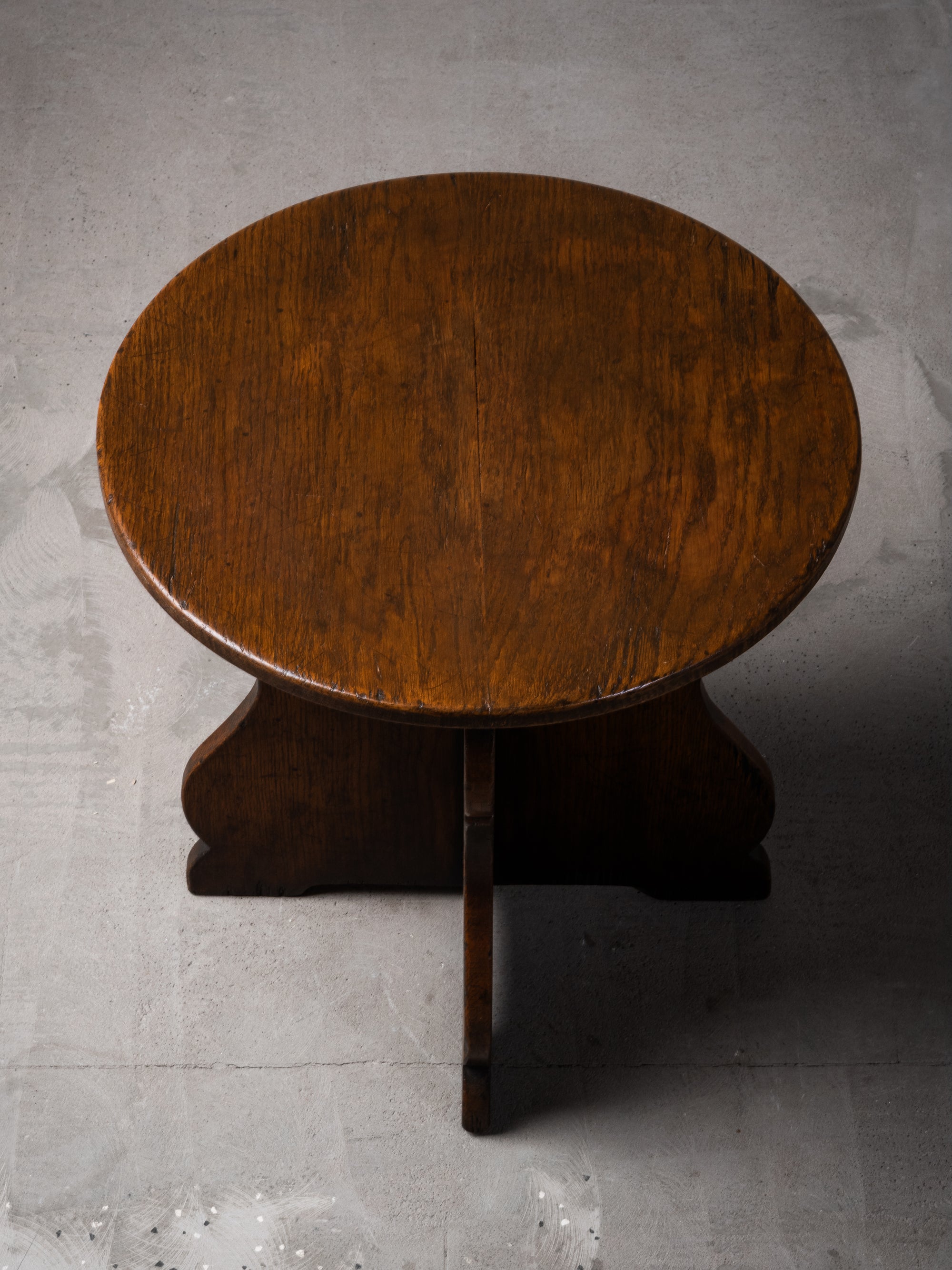 Scandinavian Arts &amp; Crafts Oak Side Table, Early 20th Century