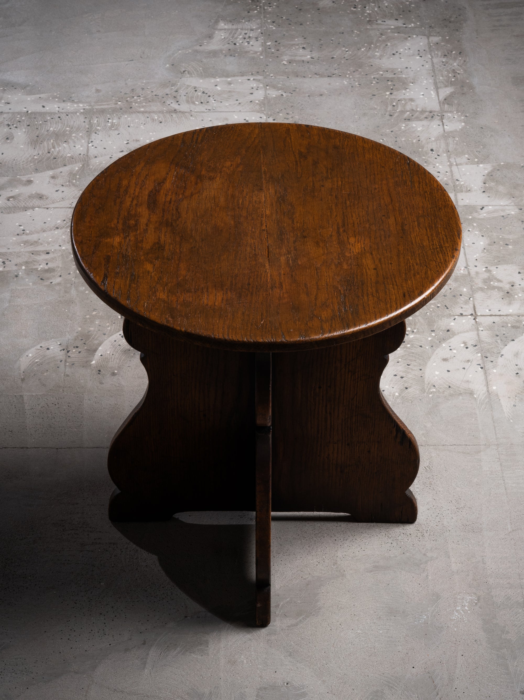 Scandinavian Arts &amp; Crafts Oak Side Table, Early 20th Century