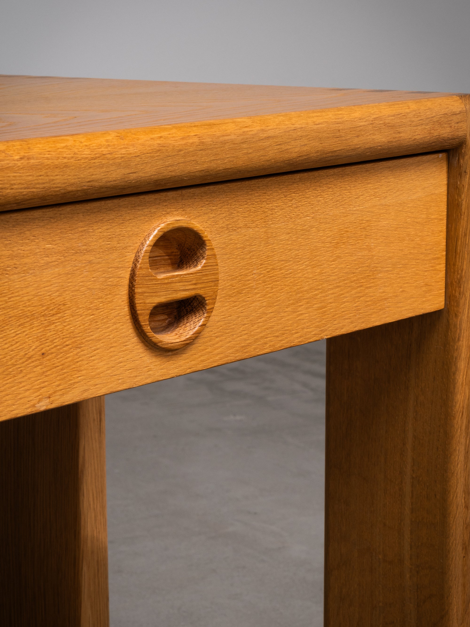 Pair of Oak Bedside Tables by Esko Pajamies for Asko, Finland, 1960s