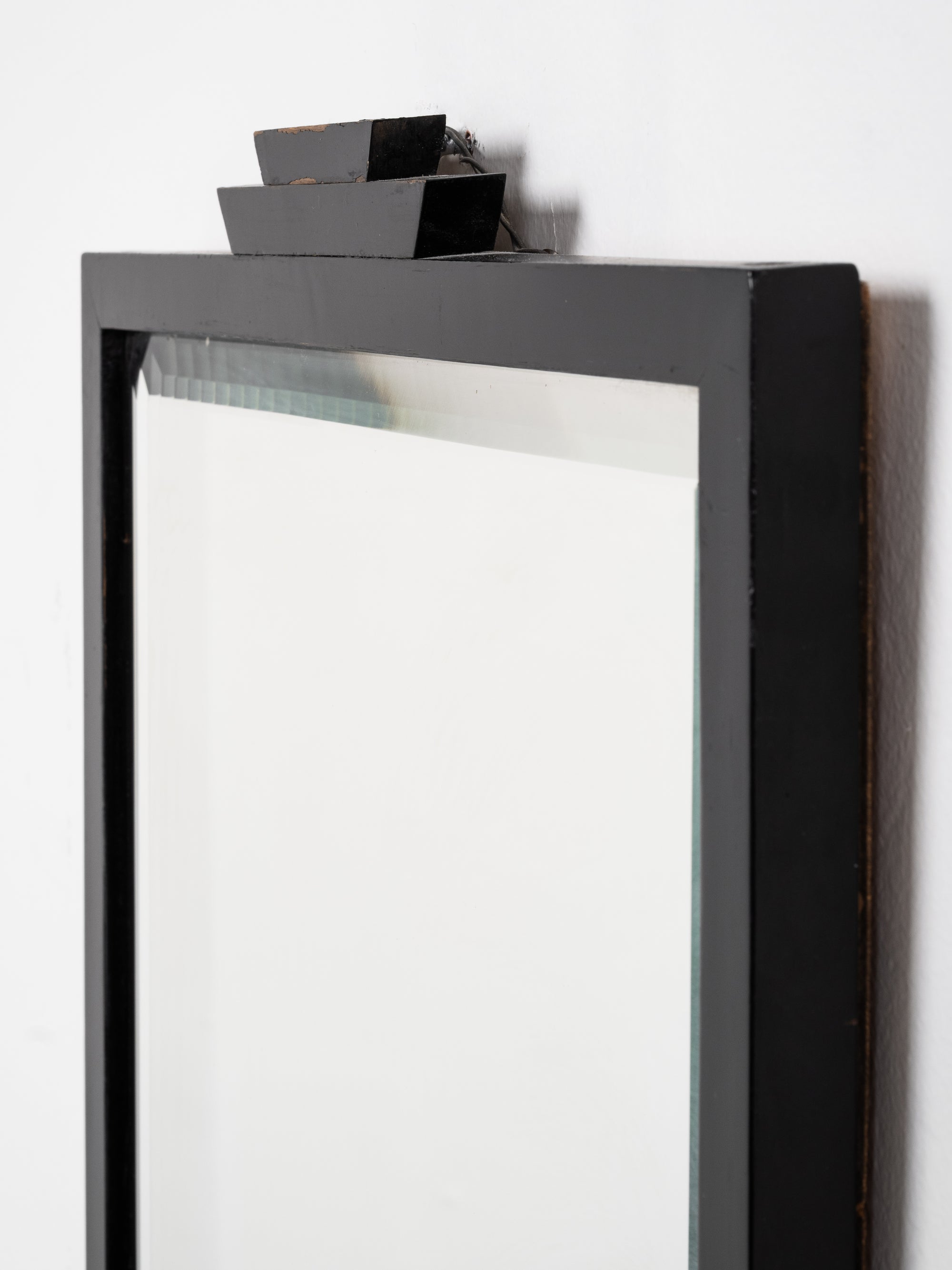 Art Deco Console Table with Drawers and Wall Mirror, Asko, Finland, 1930s