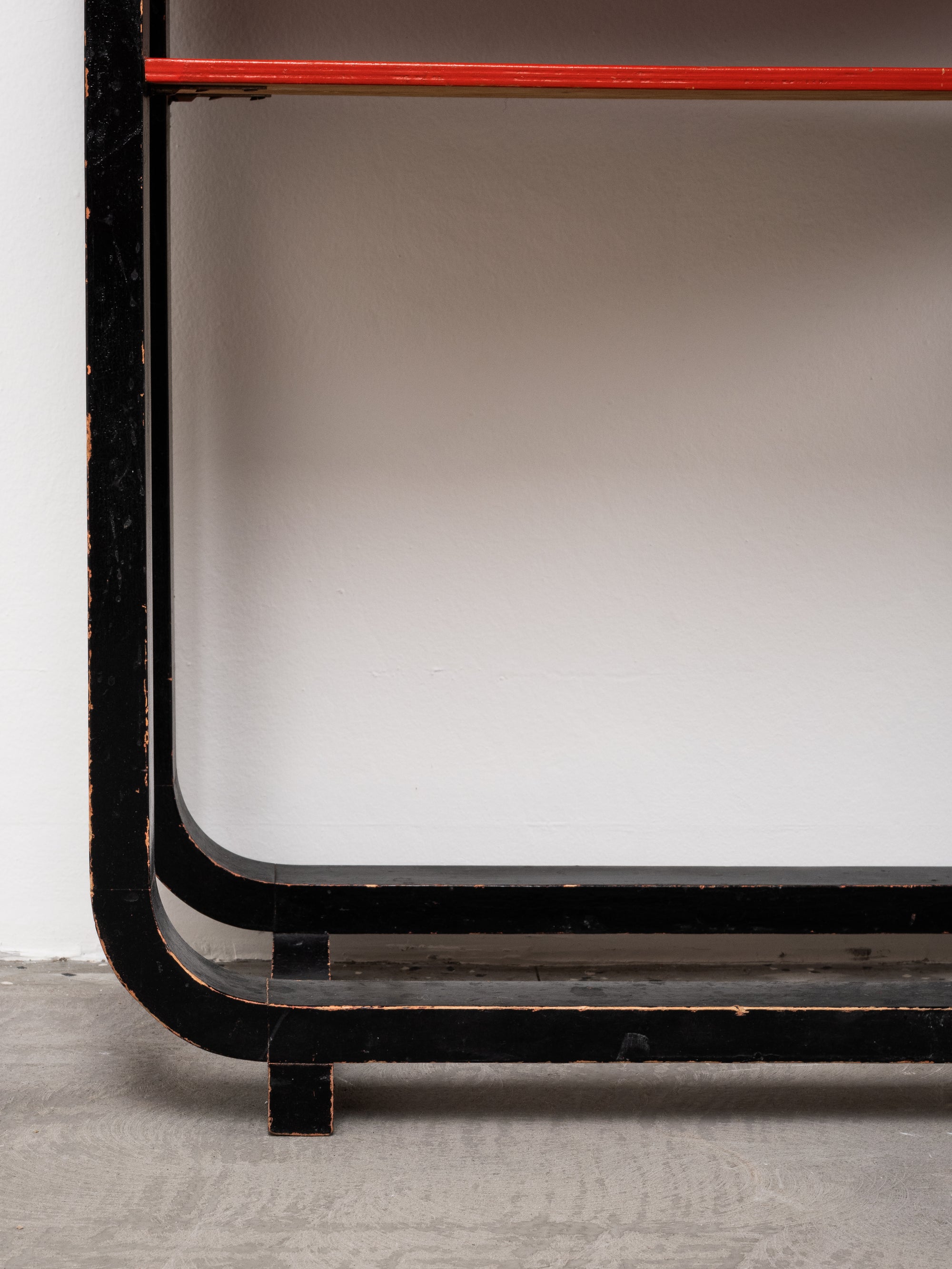 Art Deco Console Table with Drawers and Wall Mirror, Asko, Finland, 1930s