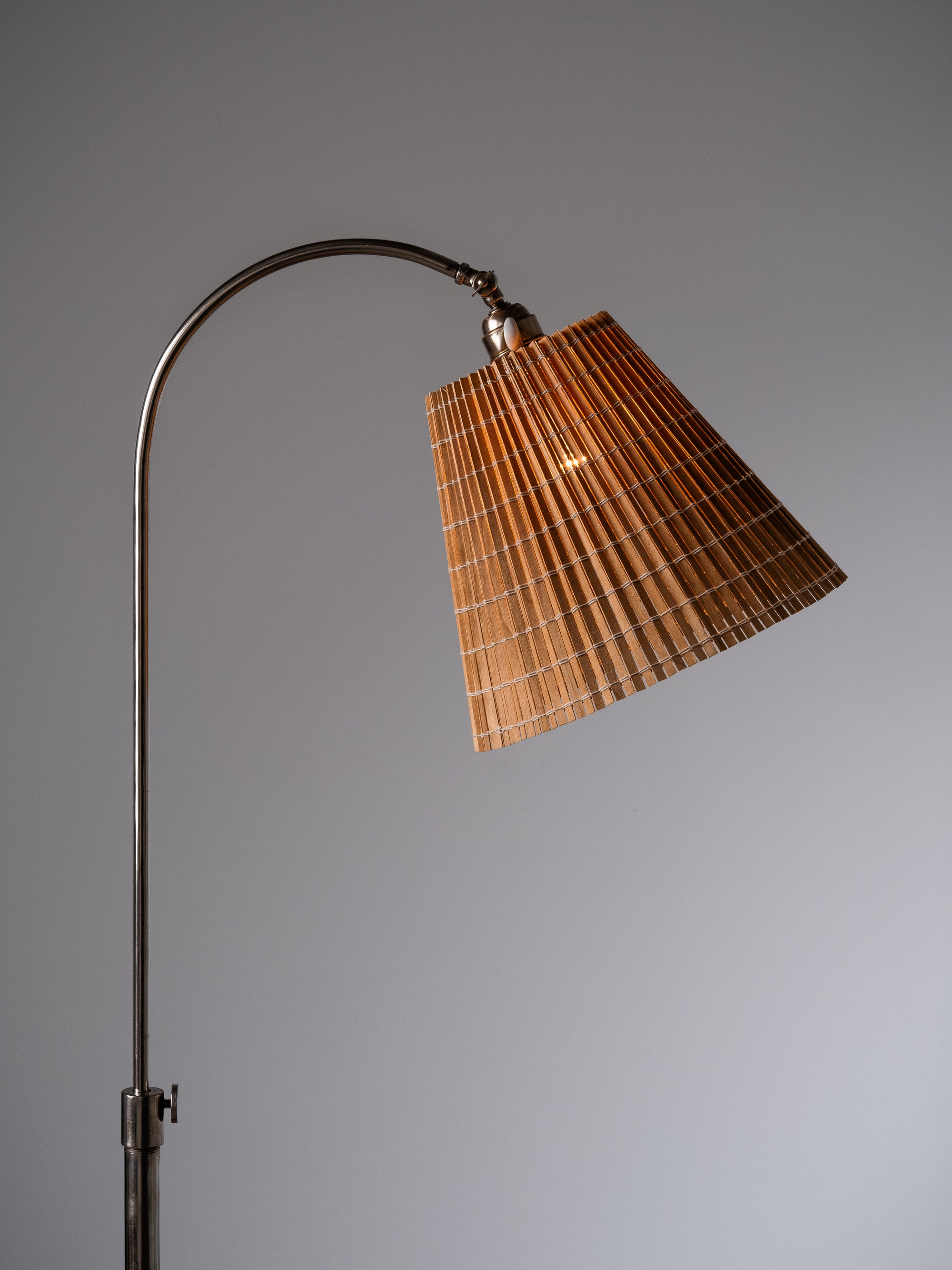 1930s “Apu” Side Table by Maija Heikinheimo with Integrated Taito Oy Lamp