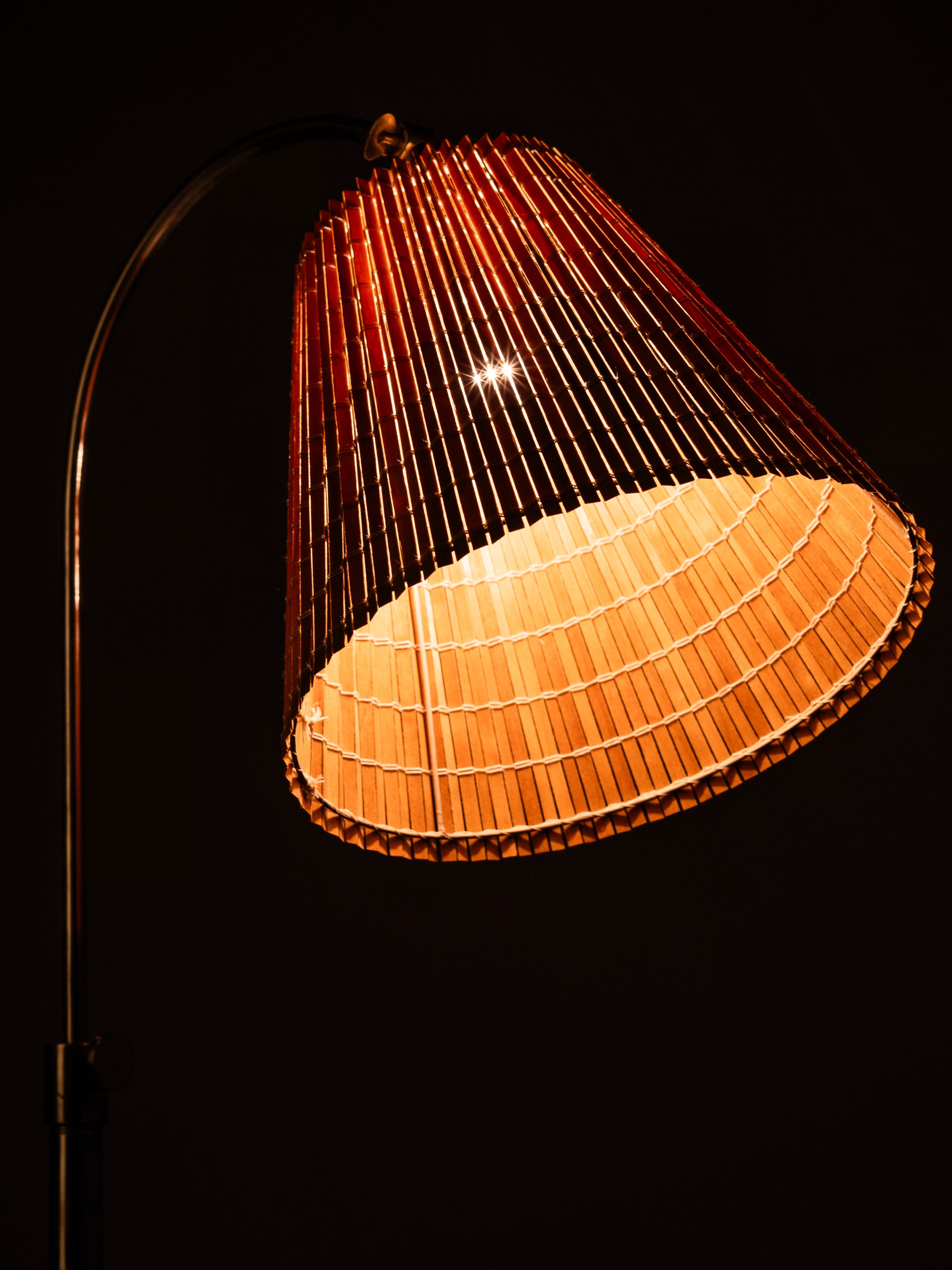 1930s “Apu” Side Table by Maija Heikinheimo with Integrated Taito Oy Lamp