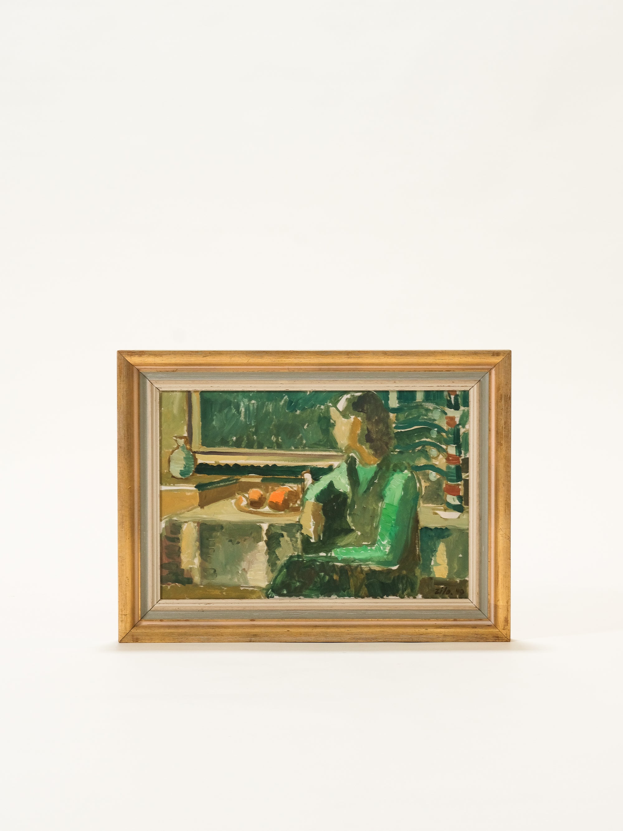 Oil on Canvas, Gunnar Zilo, 1949 | 72 x 54 cm