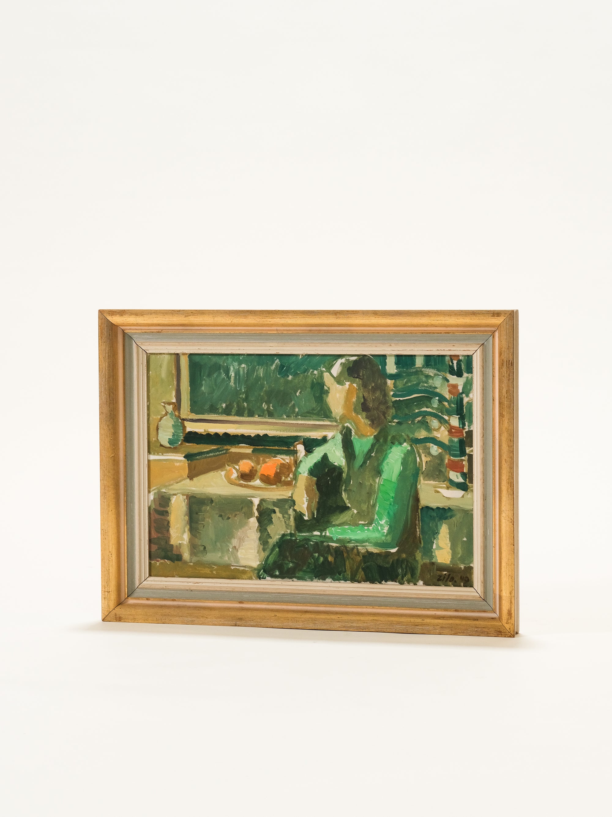 Oil on Canvas, Gunnar Zilo, 1949 | 72 x 54 cm