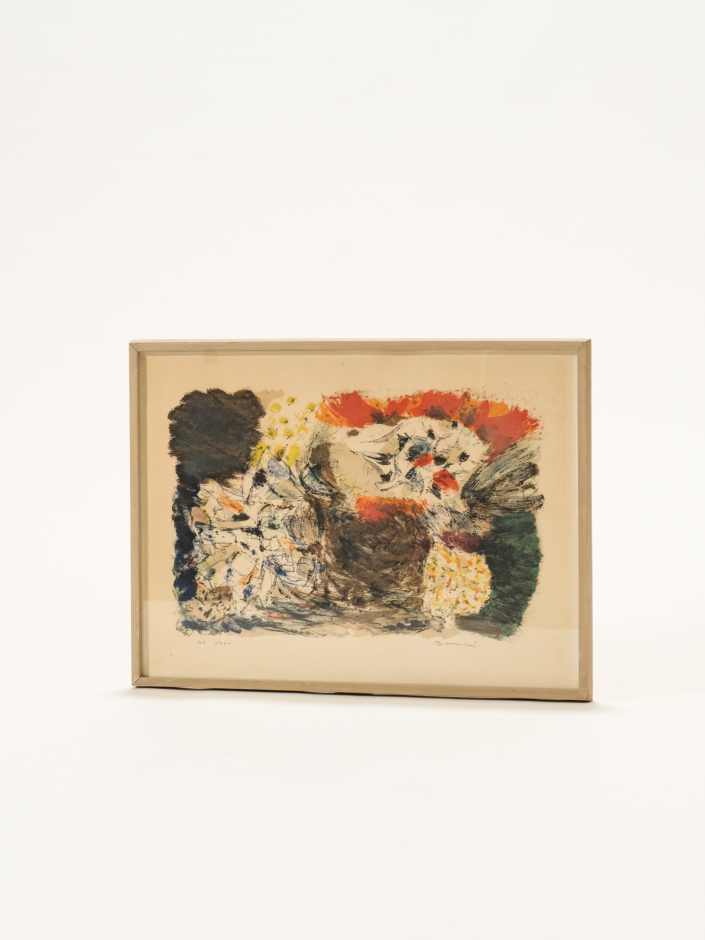 Vintage Lithograph, Olle Bonniér | 67 x 50 cm