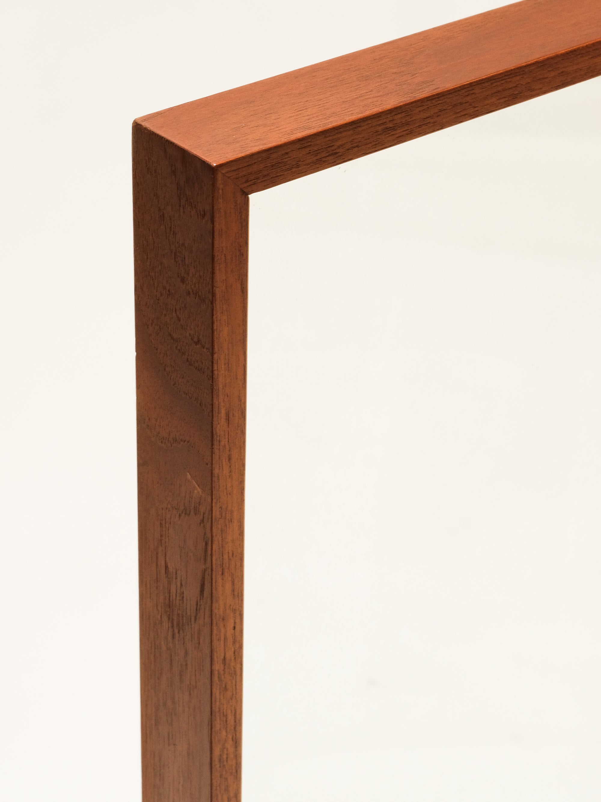 Mid-Century Teak Wall Mirror, Glas &amp; Trä Hovmantorp, Sweden
