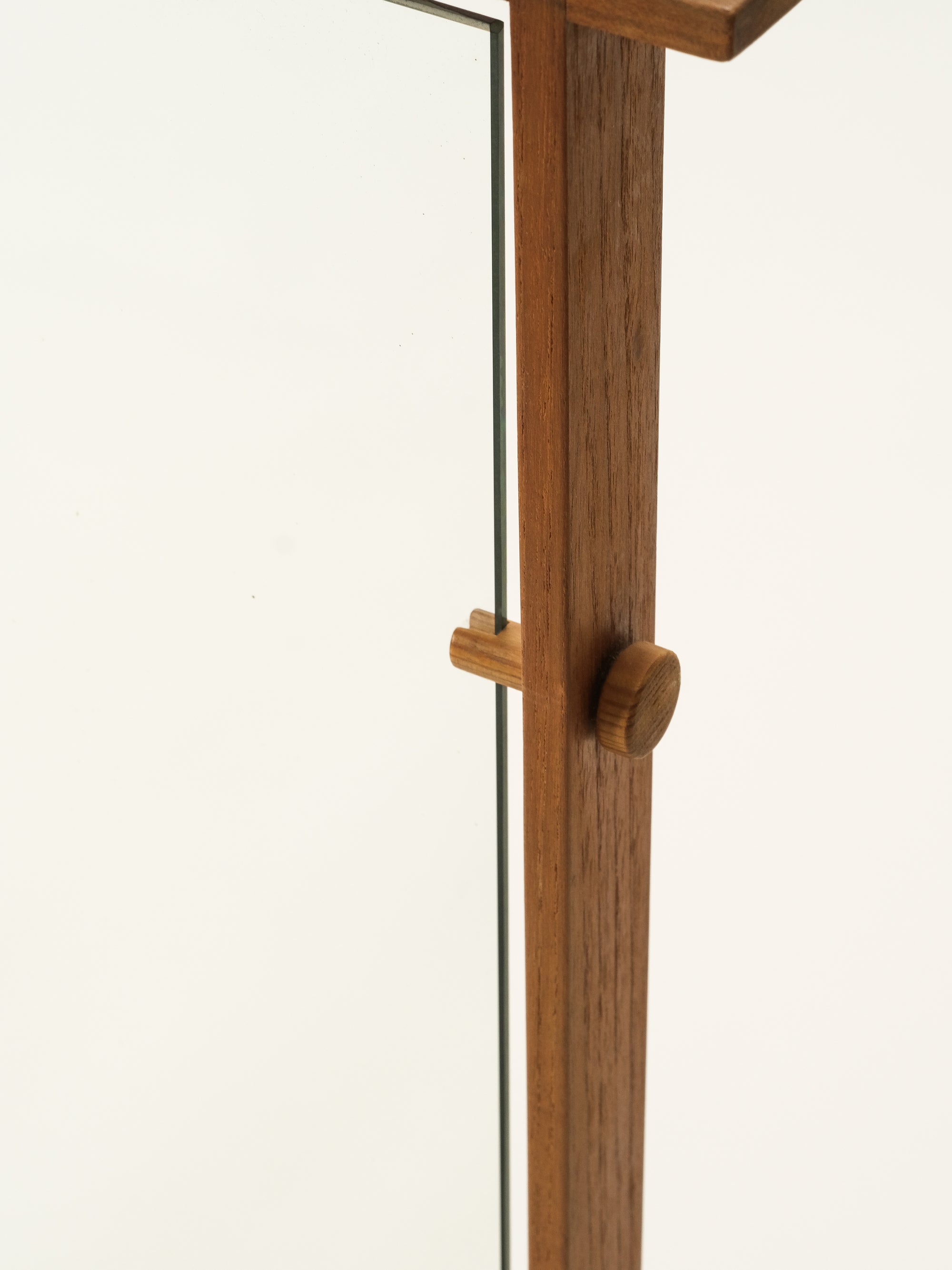Scandinavian Mid-Century Teak Wall Mirror