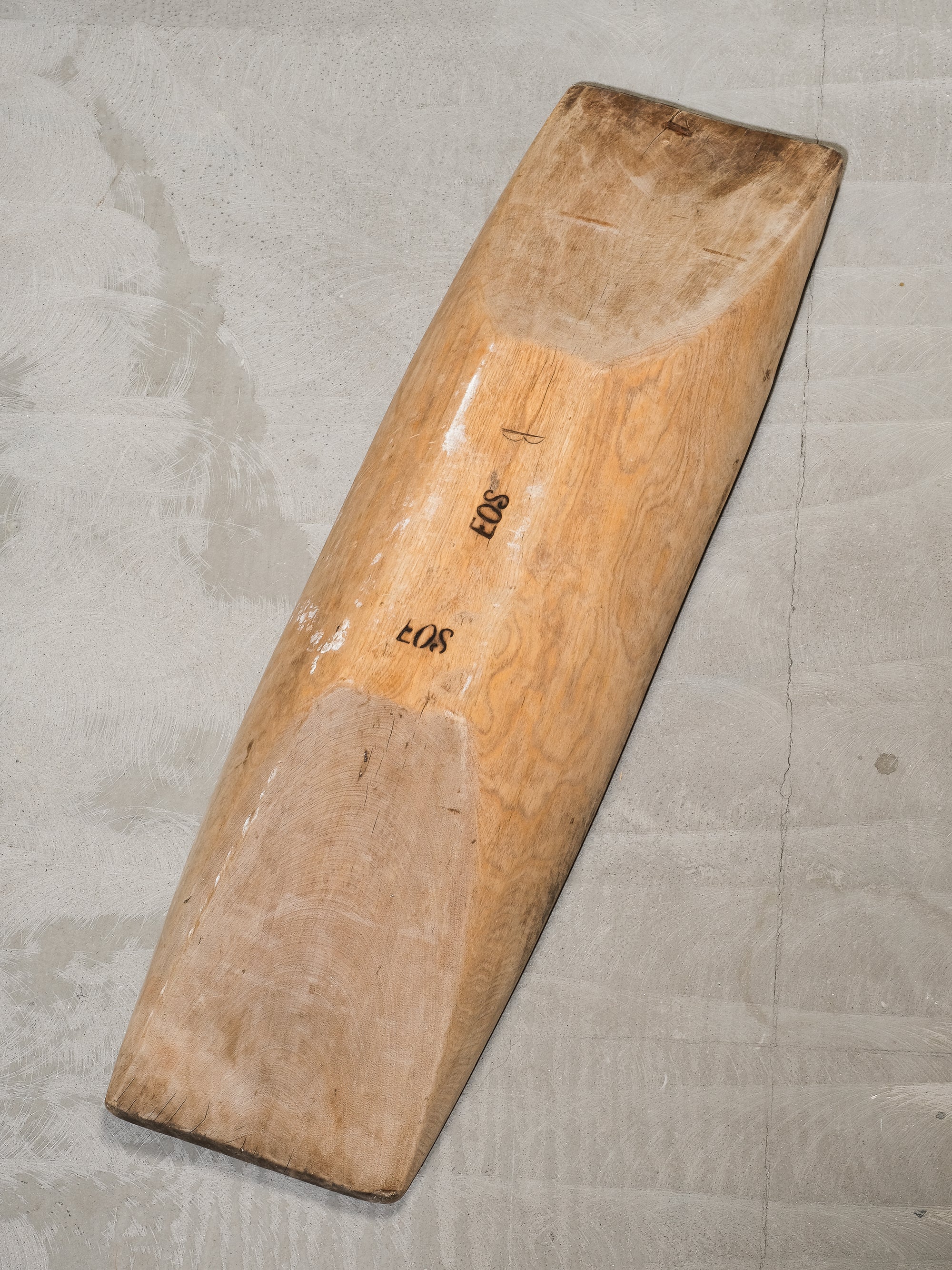 Large Antique Swedish Folk Art Trough Bowl / 19th Century Rustic Decorative Dish