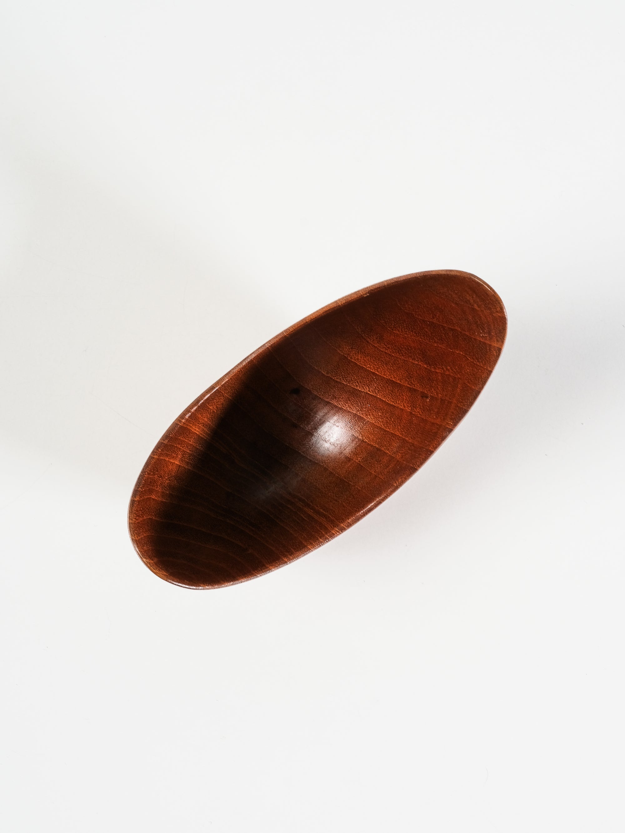 Stig Sandqvist Sculpted Teak Bowl, Sweden, 1950s