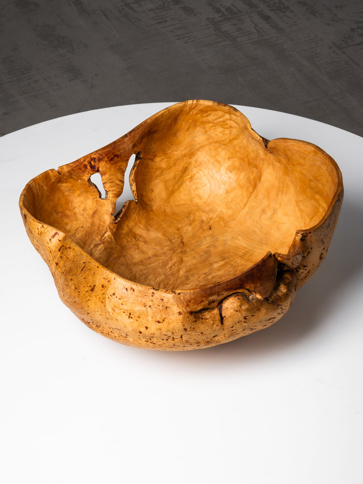 Massive Sculptural Birch Root Bowl, Finland, 1940s