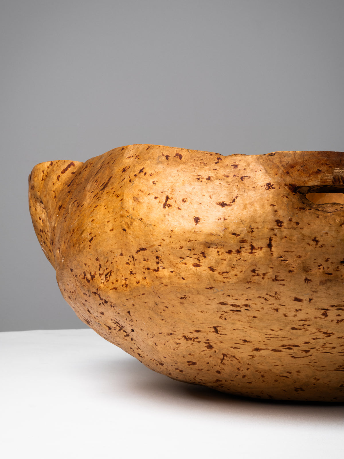 Massive Sculptural Birch Root Bowl, Finland, 1940s