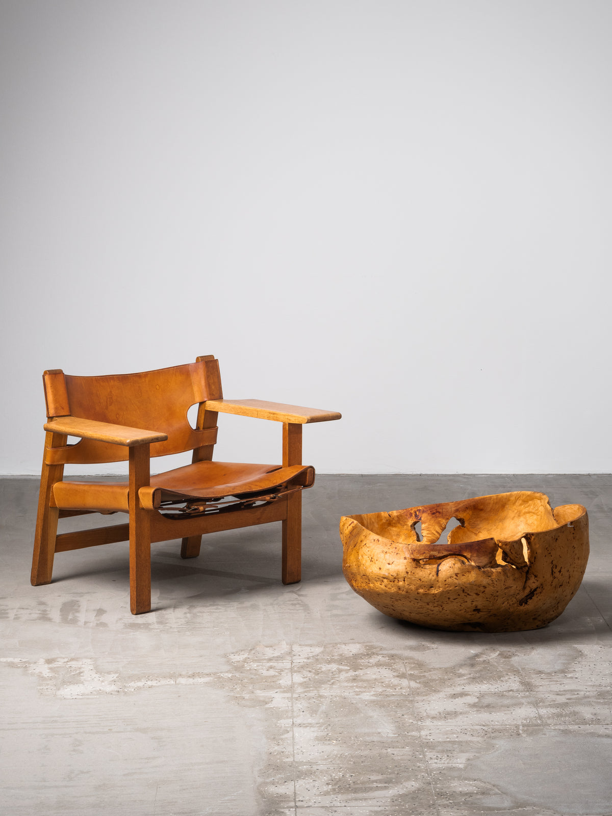 Massive Sculptural Birch Root Bowl, Finland, 1940s