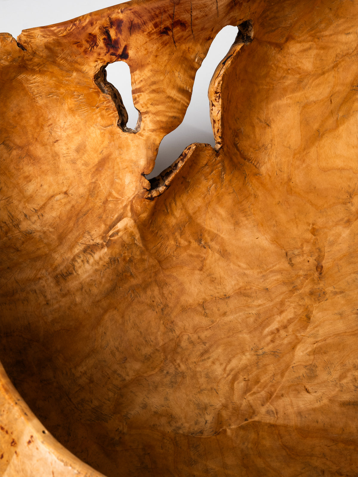 Massive Sculptural Birch Root Bowl, Finland, 1940s