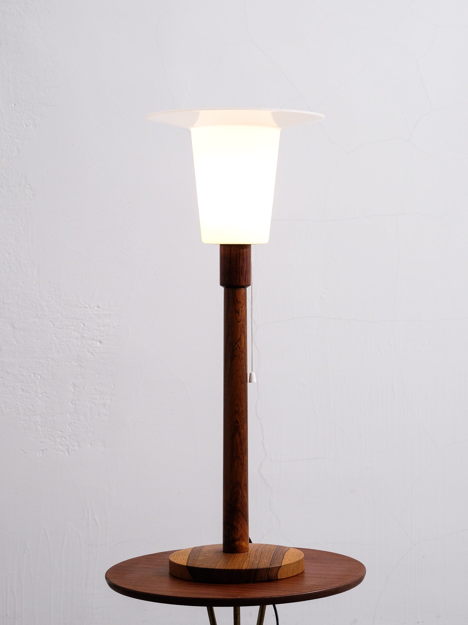 Table Lamp in Rosewood by Uno & Östen Kristiansson for Luxus, Sweden