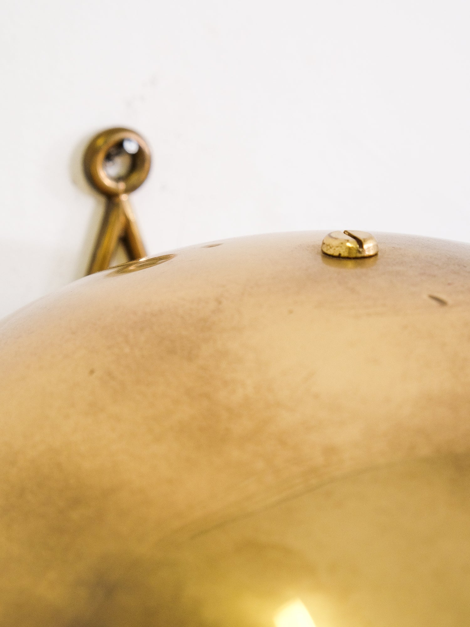 Brass Wall Lamp Model EV57 by Itsu, 1950s