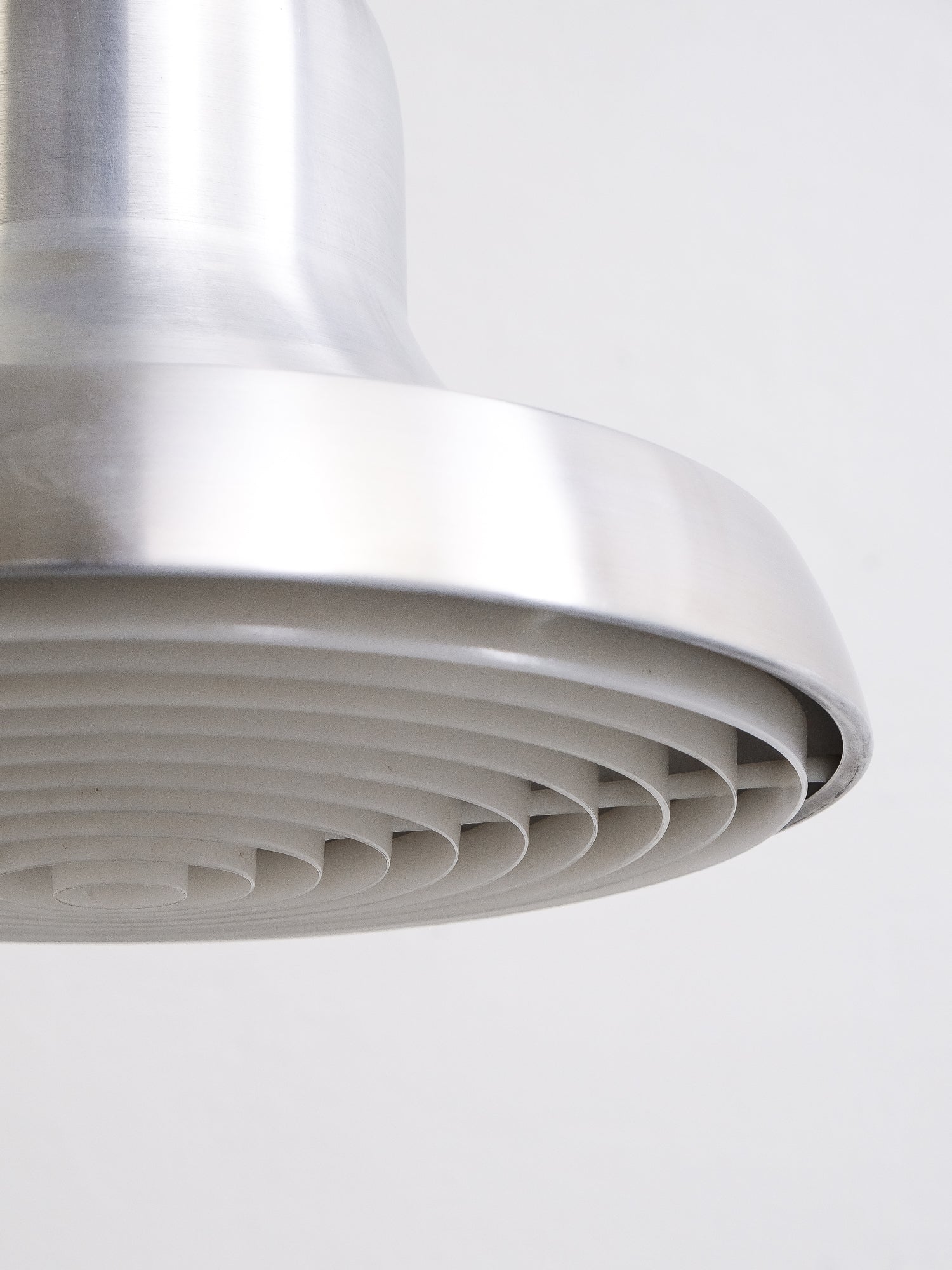 Vintage Pendant Lamp in Brushed Aluminium