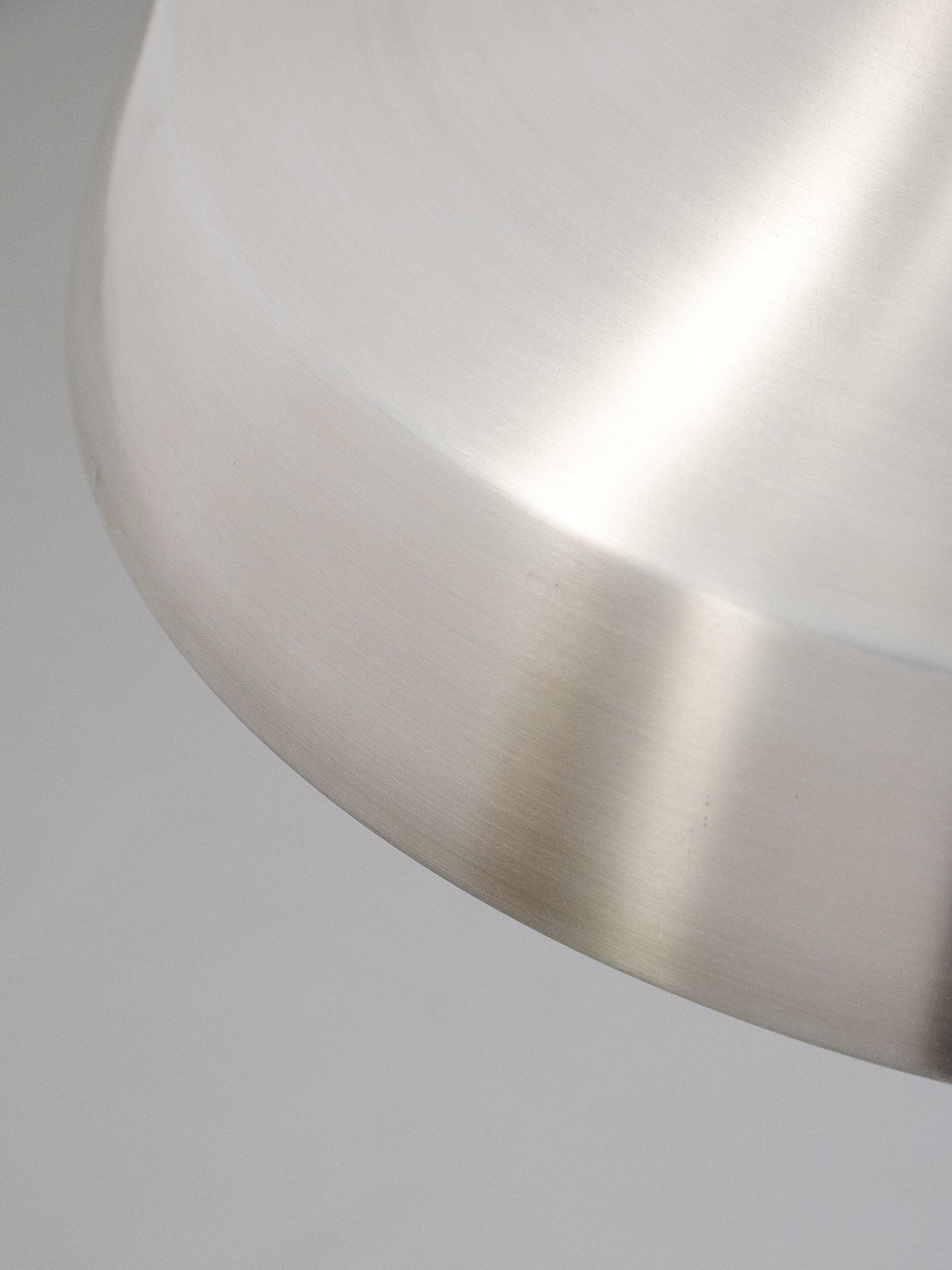 Vintage Pendant Lamp in Brushed Aluminium