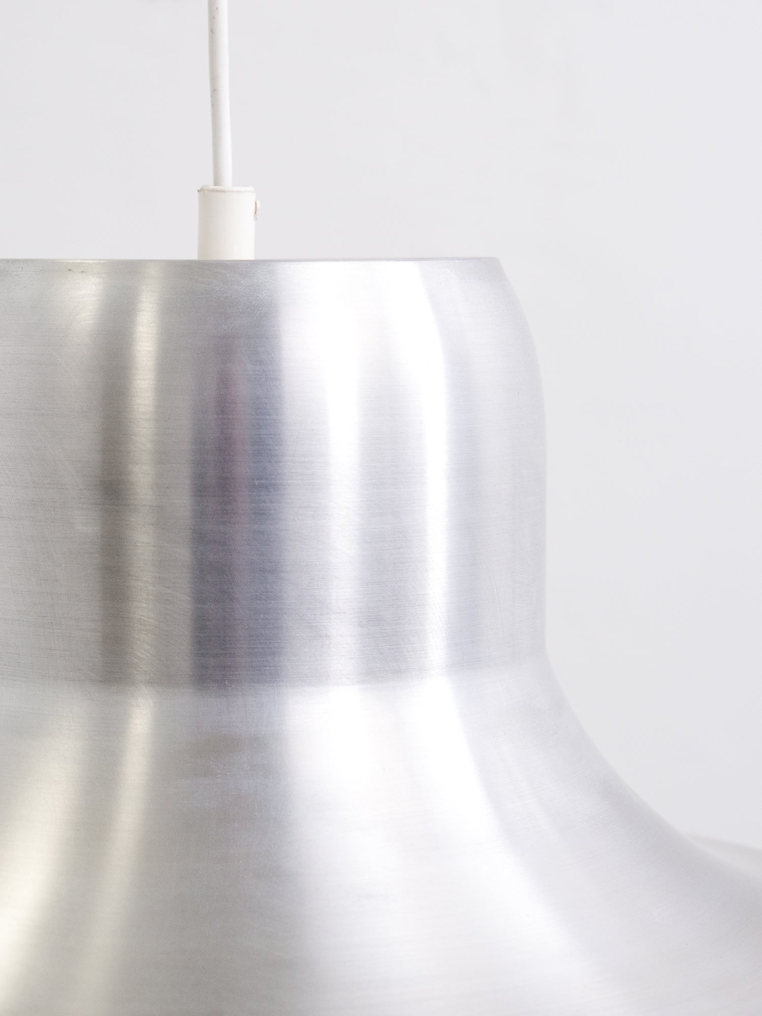 Vintage Pendant Lamp in Brushed Aluminium