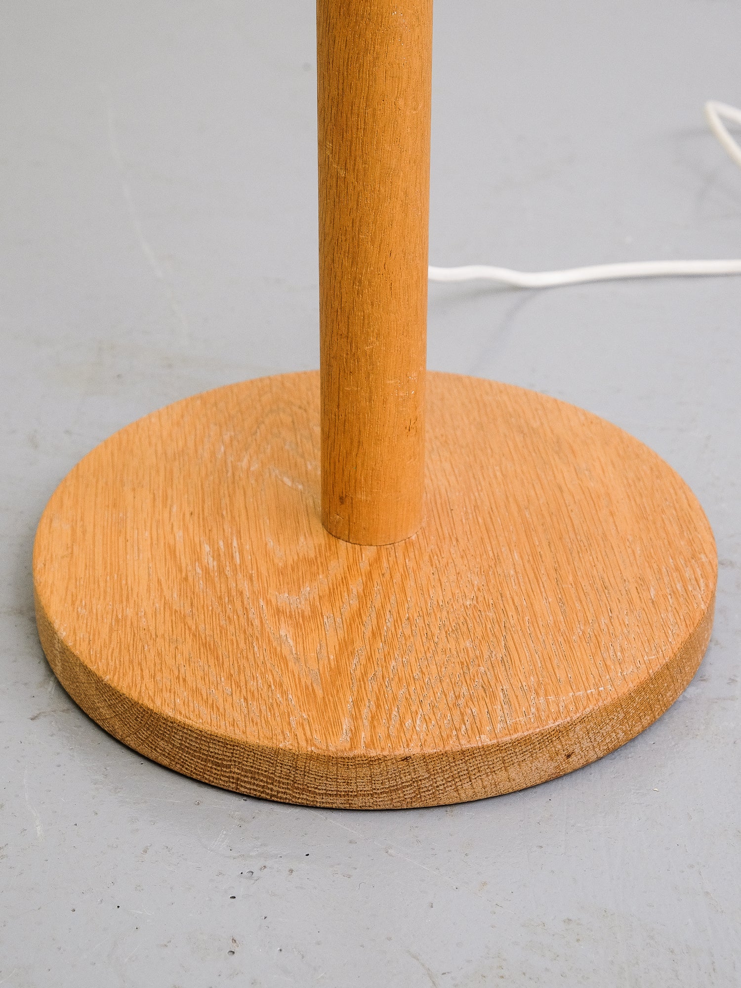 Oak Floor Lamp by Uno &amp; Östen Kristiansson for Luxus, Sweden, 1960s