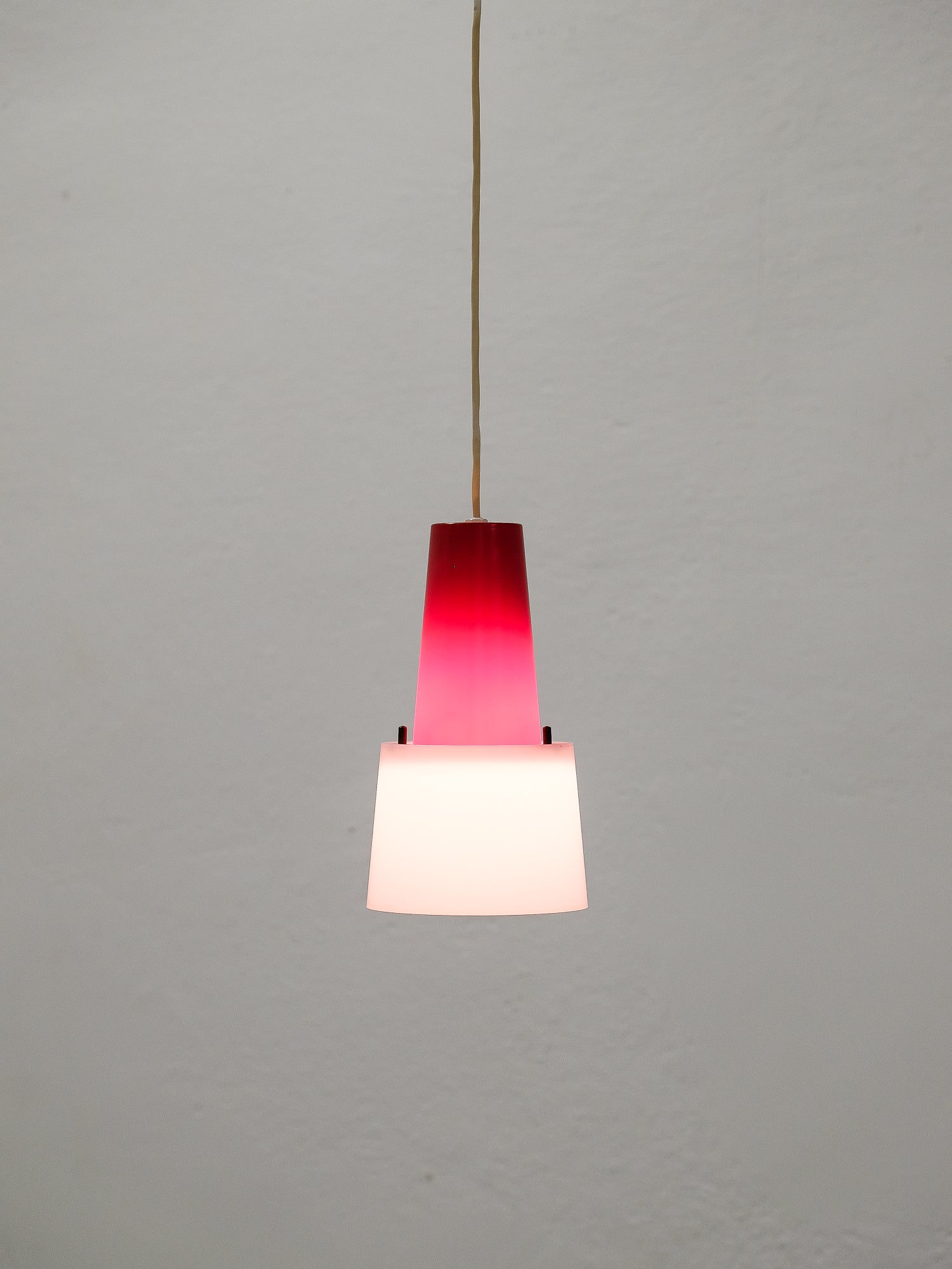 Mid-Century Plastic Pendant Lamp