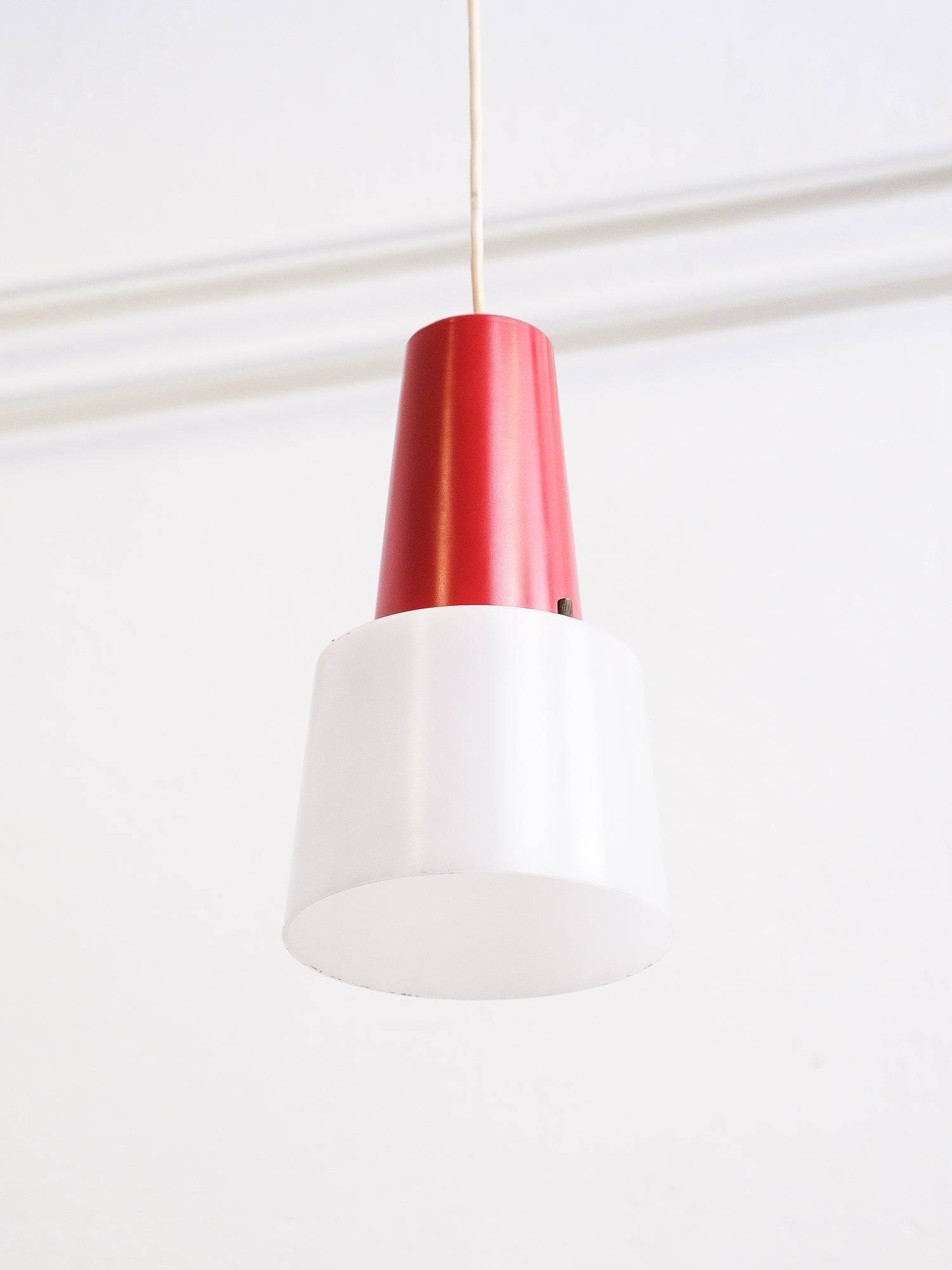 Mid-Century Plastic Pendant Lamp