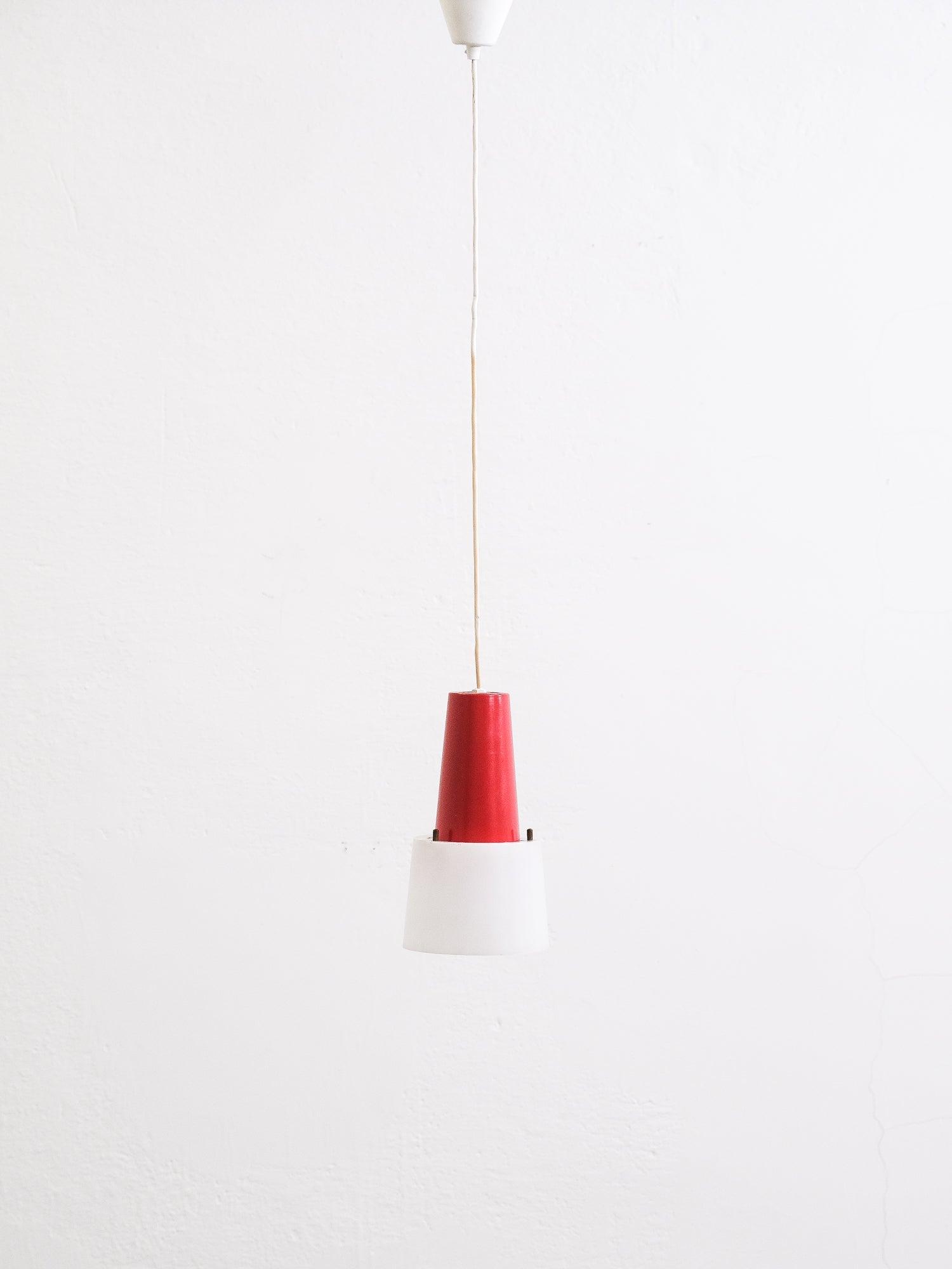 Mid-Century Plastic Pendant Lamp