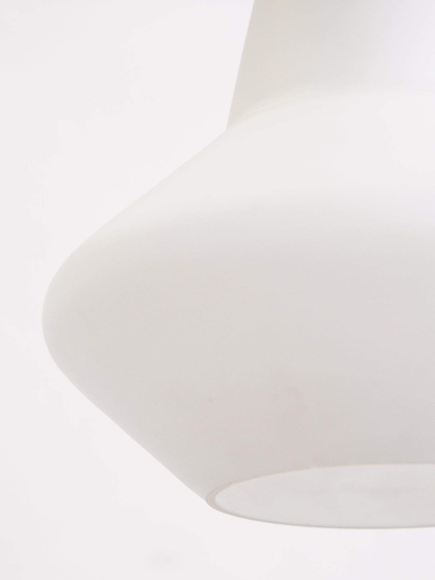 Opaline Glass Pendant Lamp, 1950s