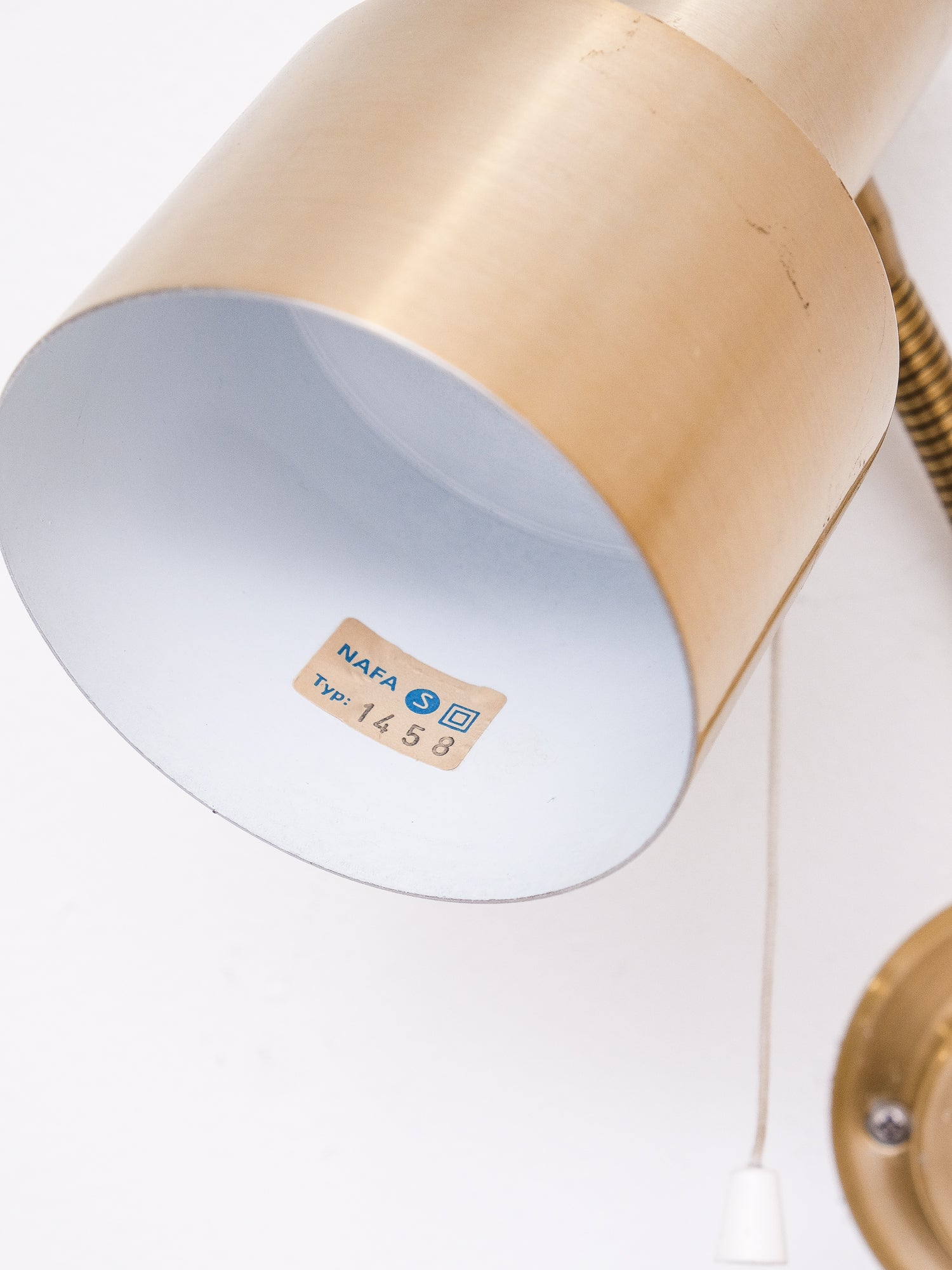 Pair of Brass Wall Lamps from NAFA, 1970s