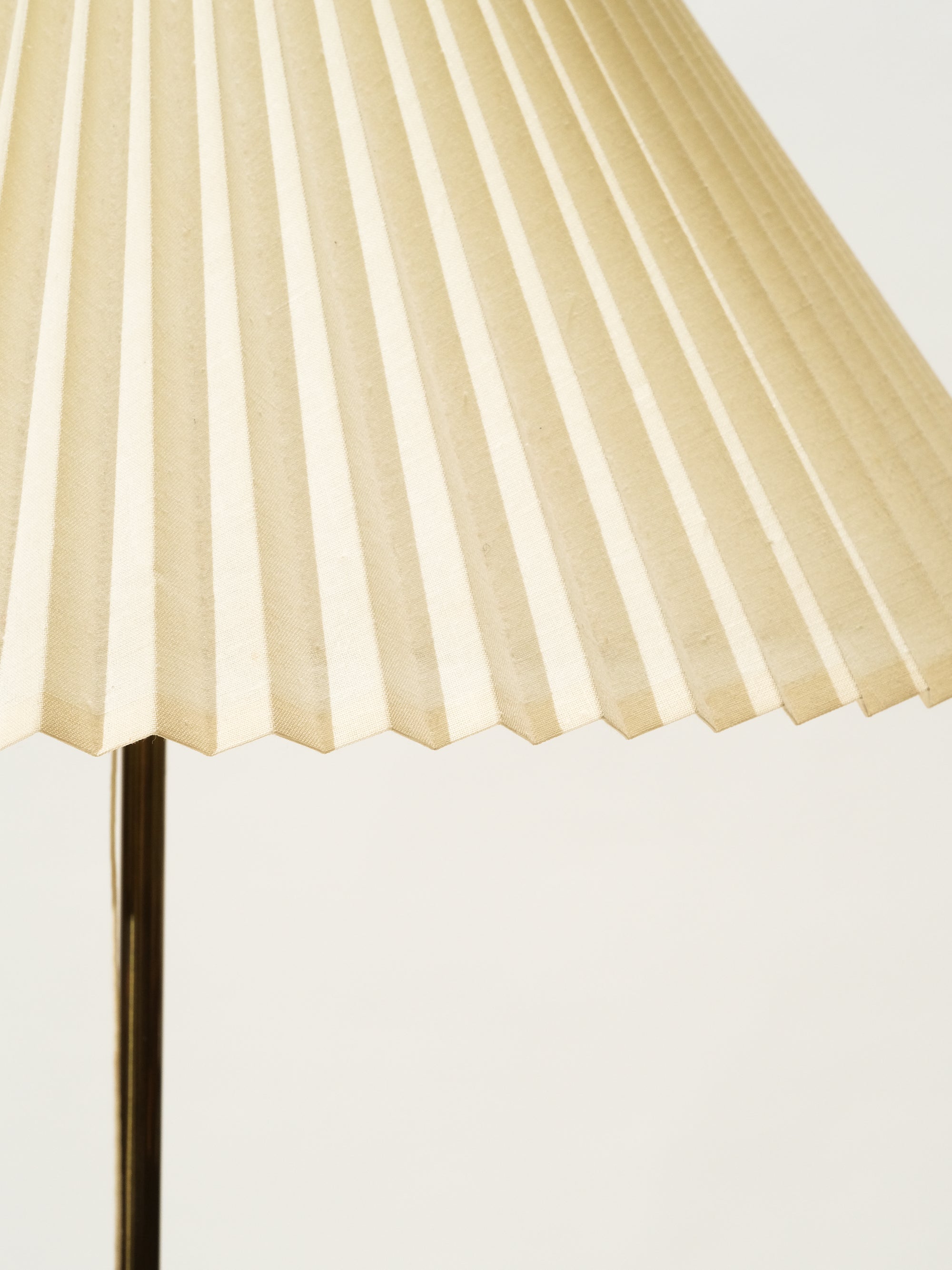 Swedish Brass Floor Lamp by Bergboms