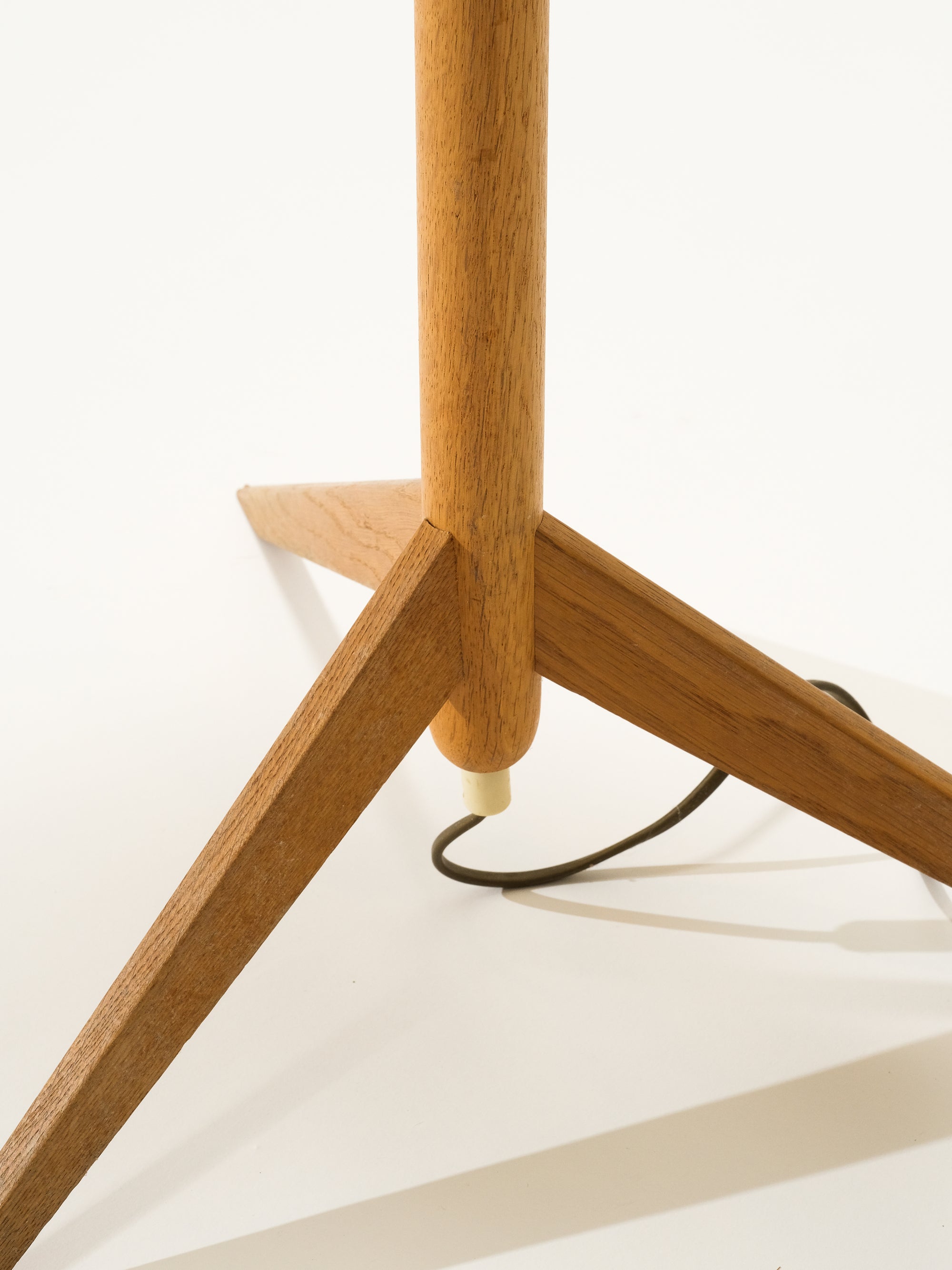 Oak Rocket Floor Lamp, 1950s