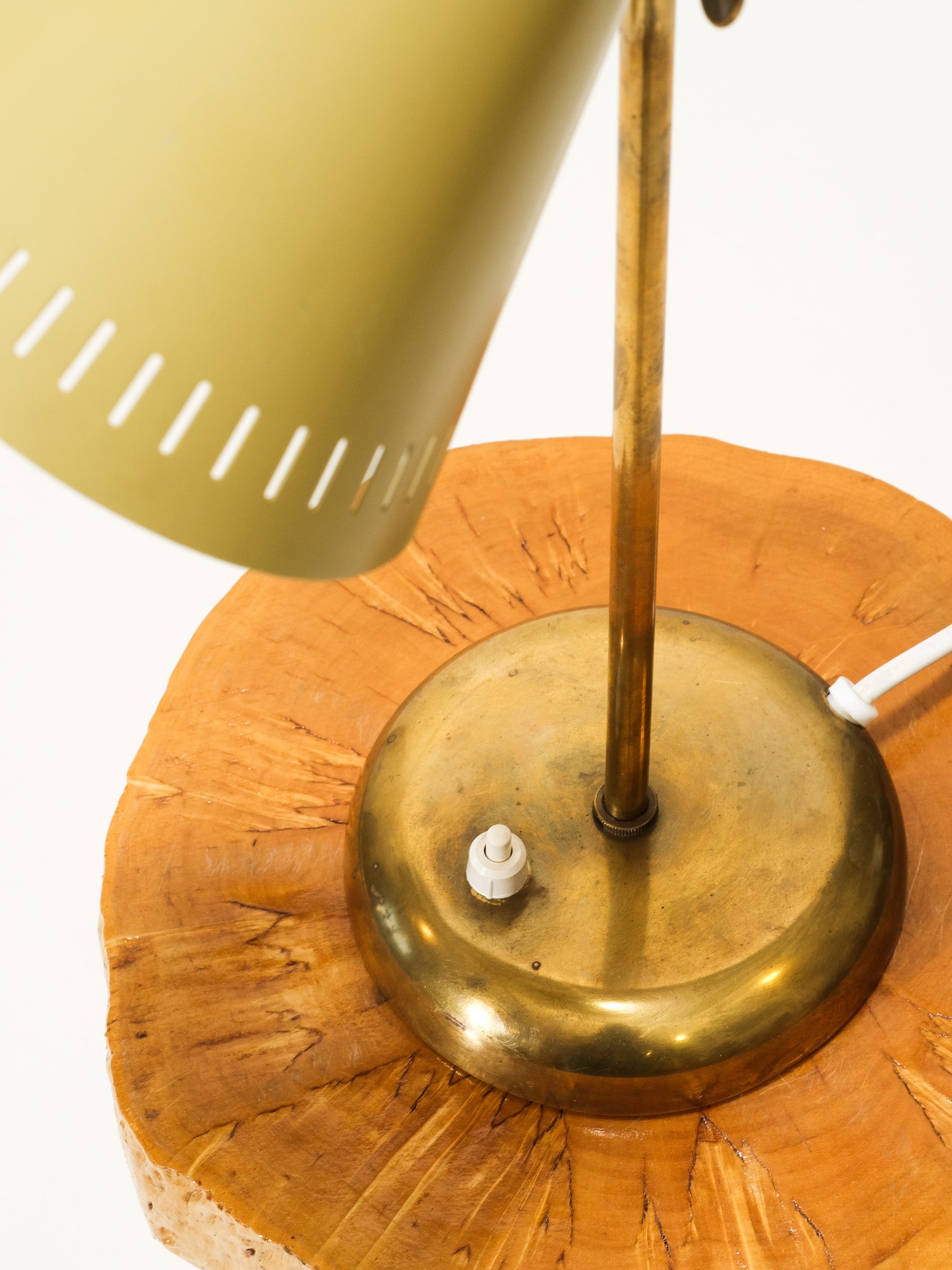 Swedish Brass Table Lamp by Falkenbergs Belysning, 1950s