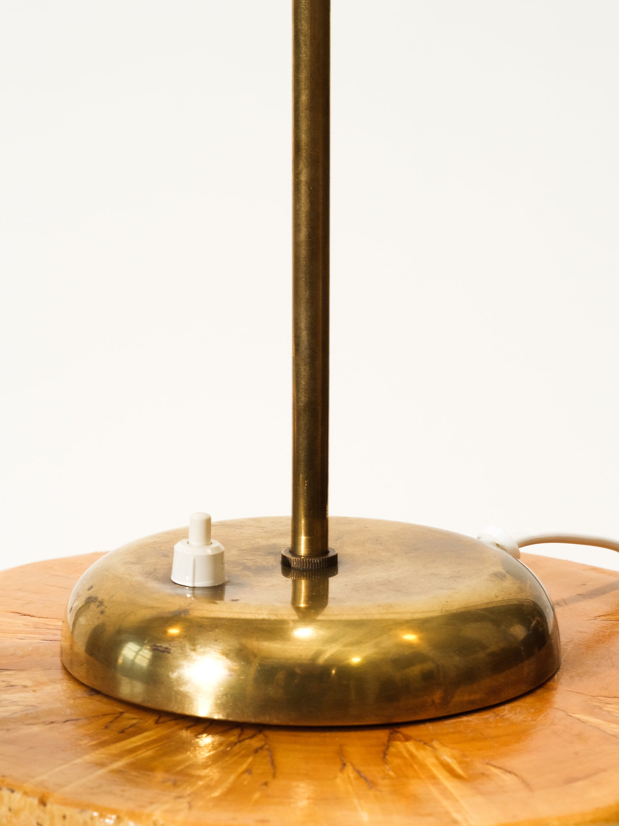Swedish Brass Table Lamp by Falkenbergs Belysning, 1950s