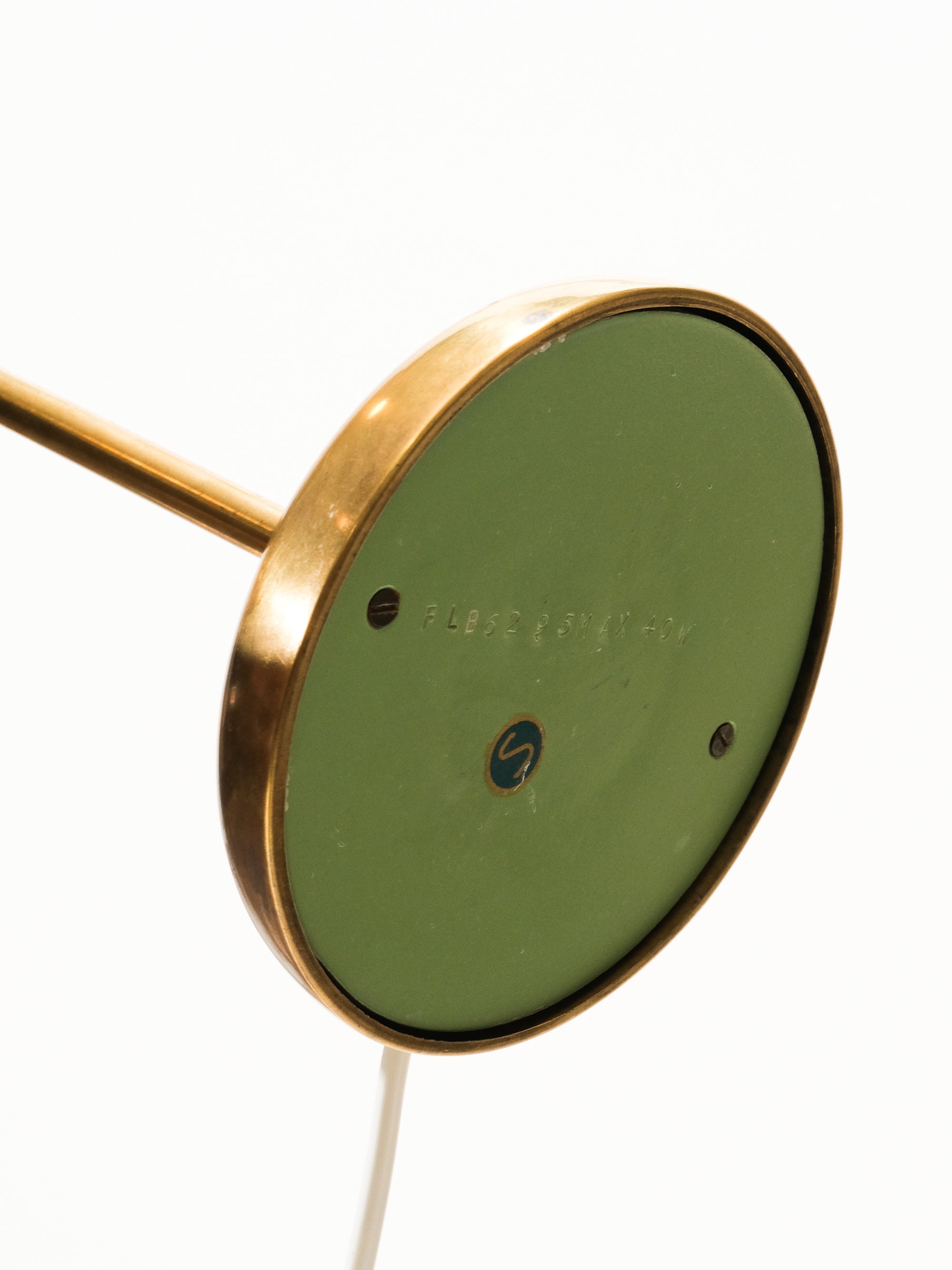 Swedish Brass Table Lamp by Falkenbergs Belysning, 1950s
