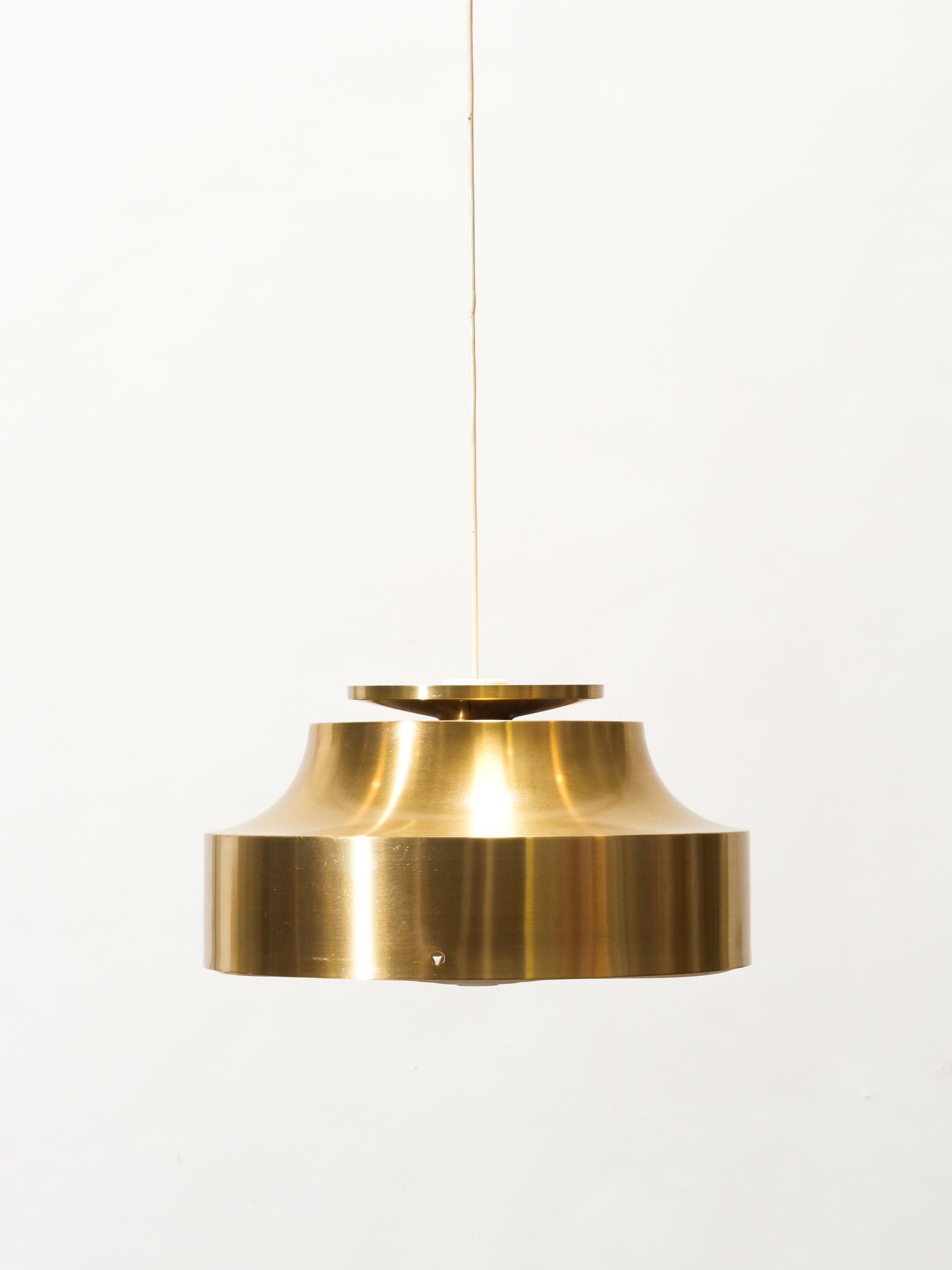 Brass Coloured Pendant Lamp, Sweden
