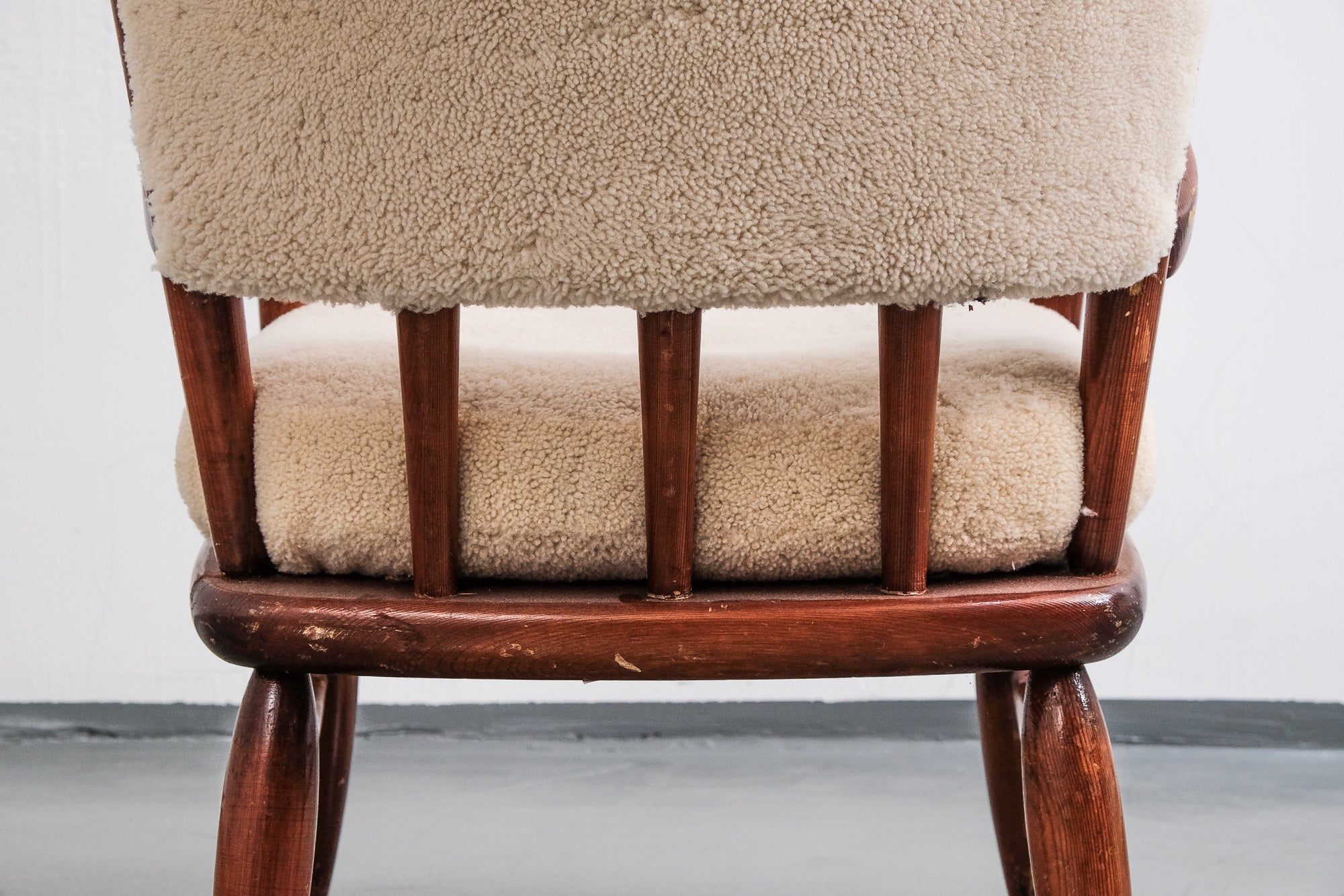 Swedish Pine Lounge Chair by Gunnar Göpert, 1940s