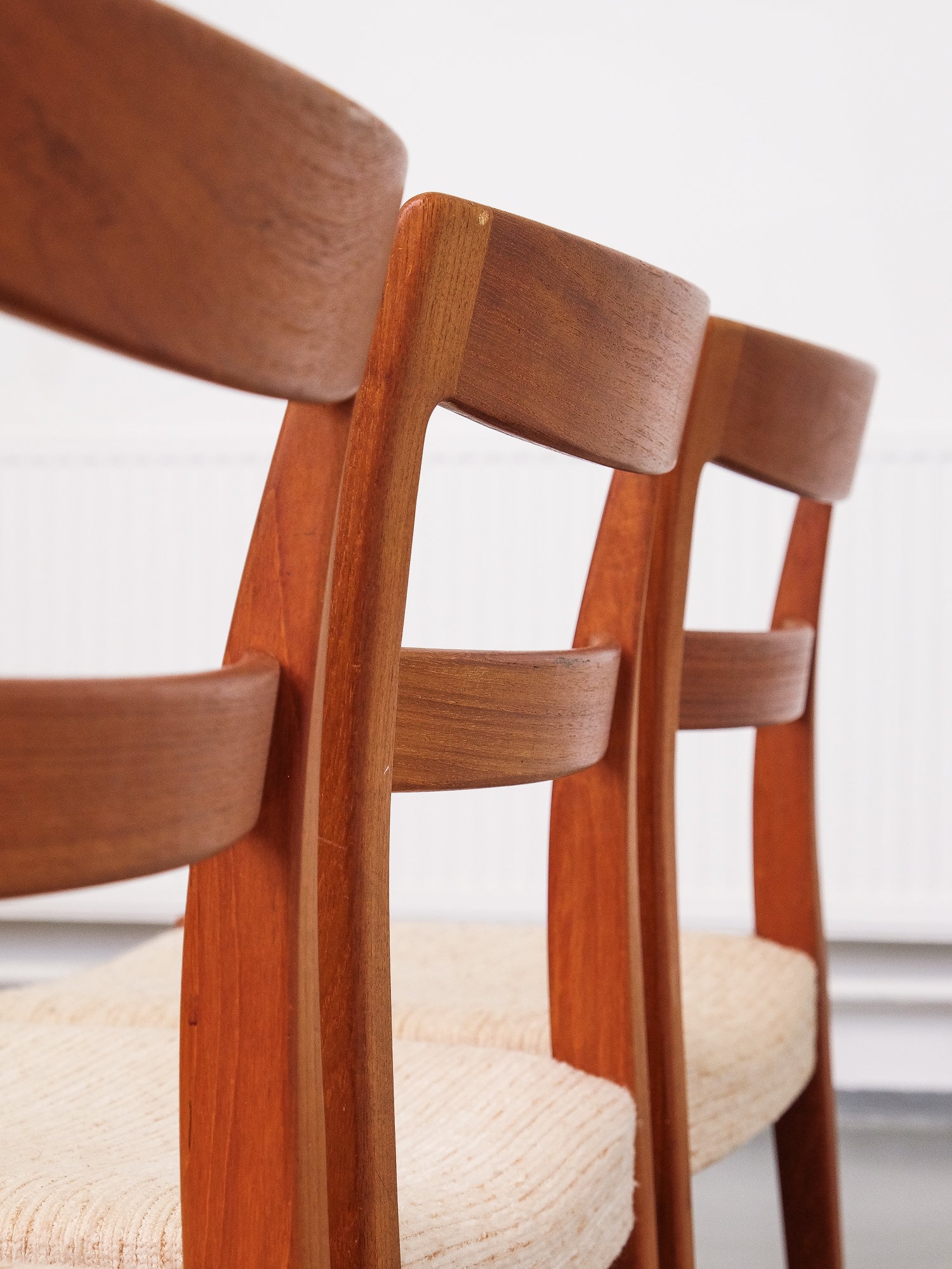 Teak &#39;Garmi&#39; Dining Chairs by Nils Jonsson for Hugo Troeds, 1960s, Set of 3