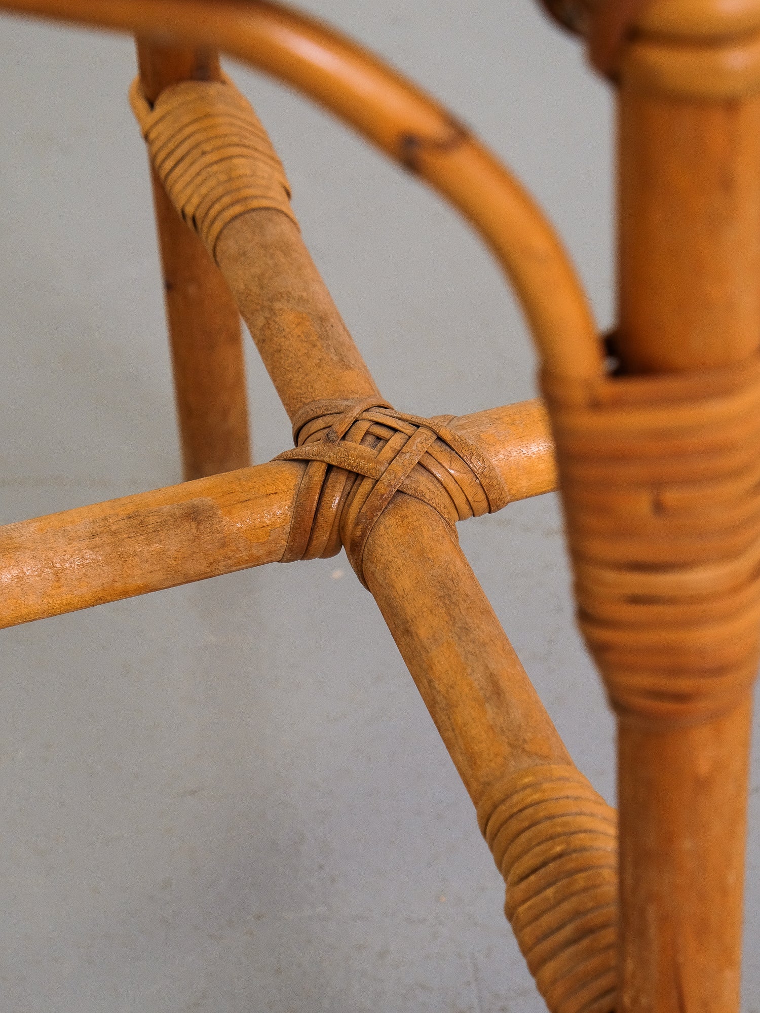 Rattan Stool, 1960s