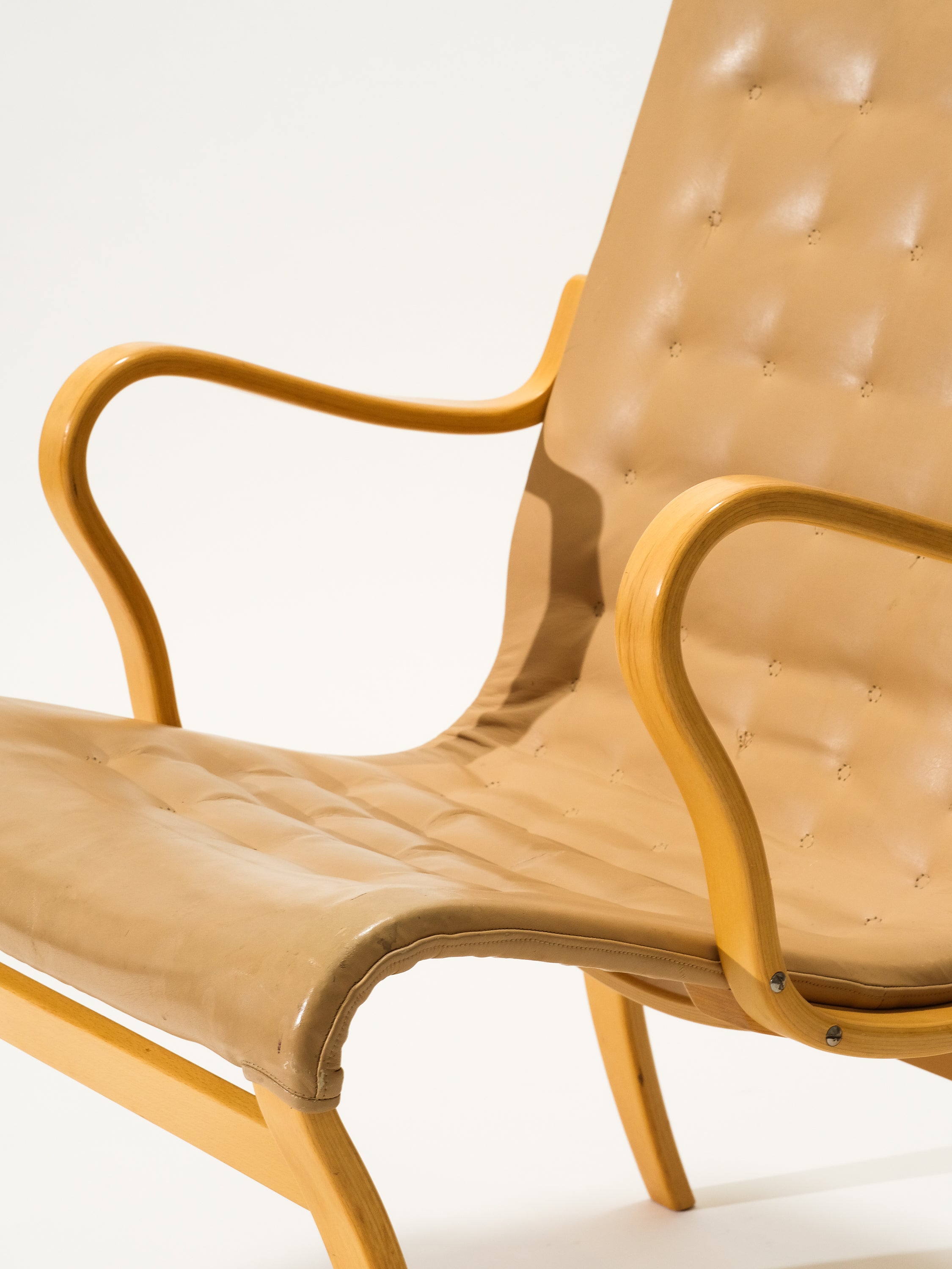 'Mina' Lounge Chair by Bruno Mathsson, Sweden, 1950s