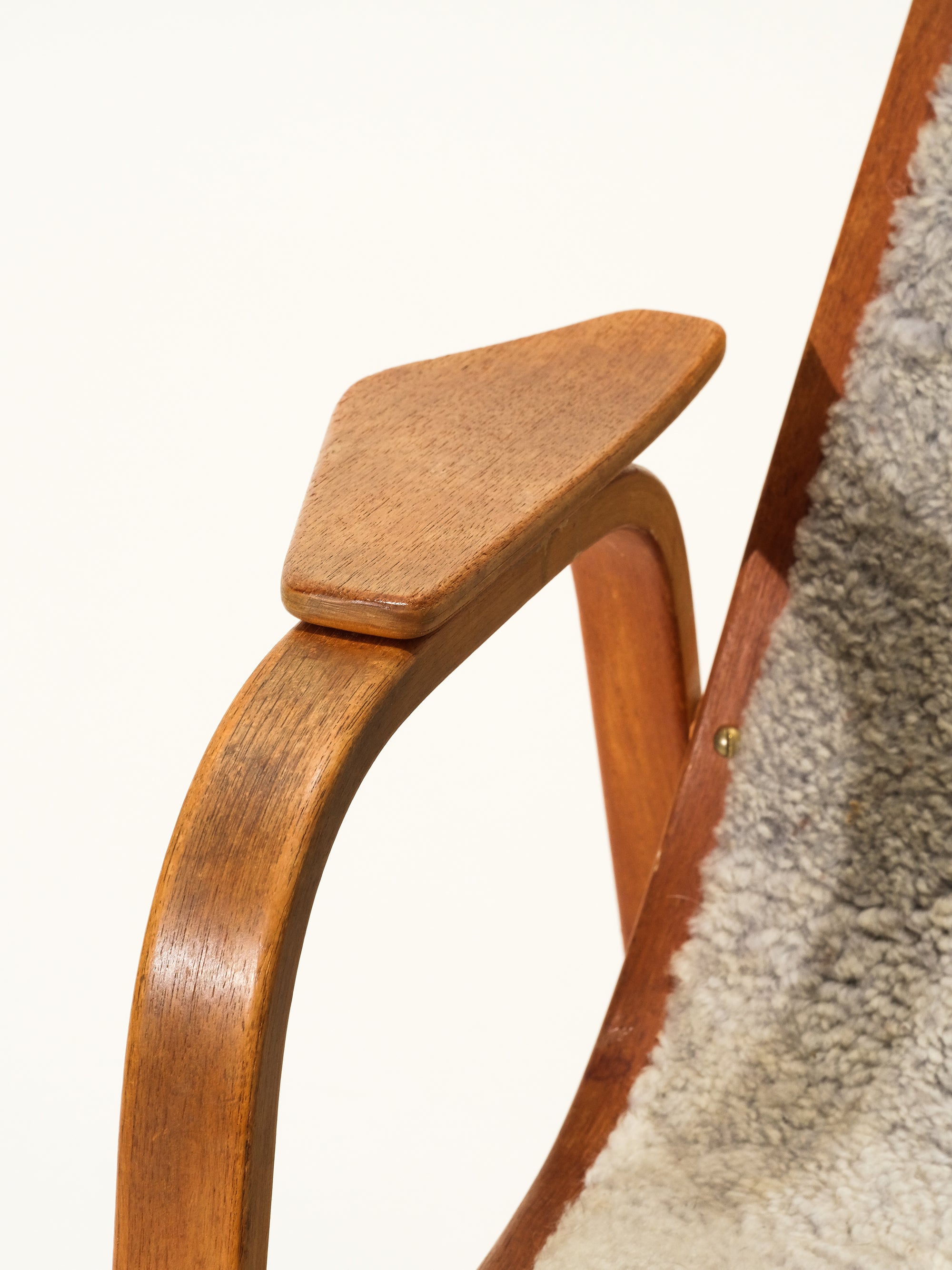 &#39;Kurva&#39; Lounge Chair by Yngve Ekström, Sweden, 1960s