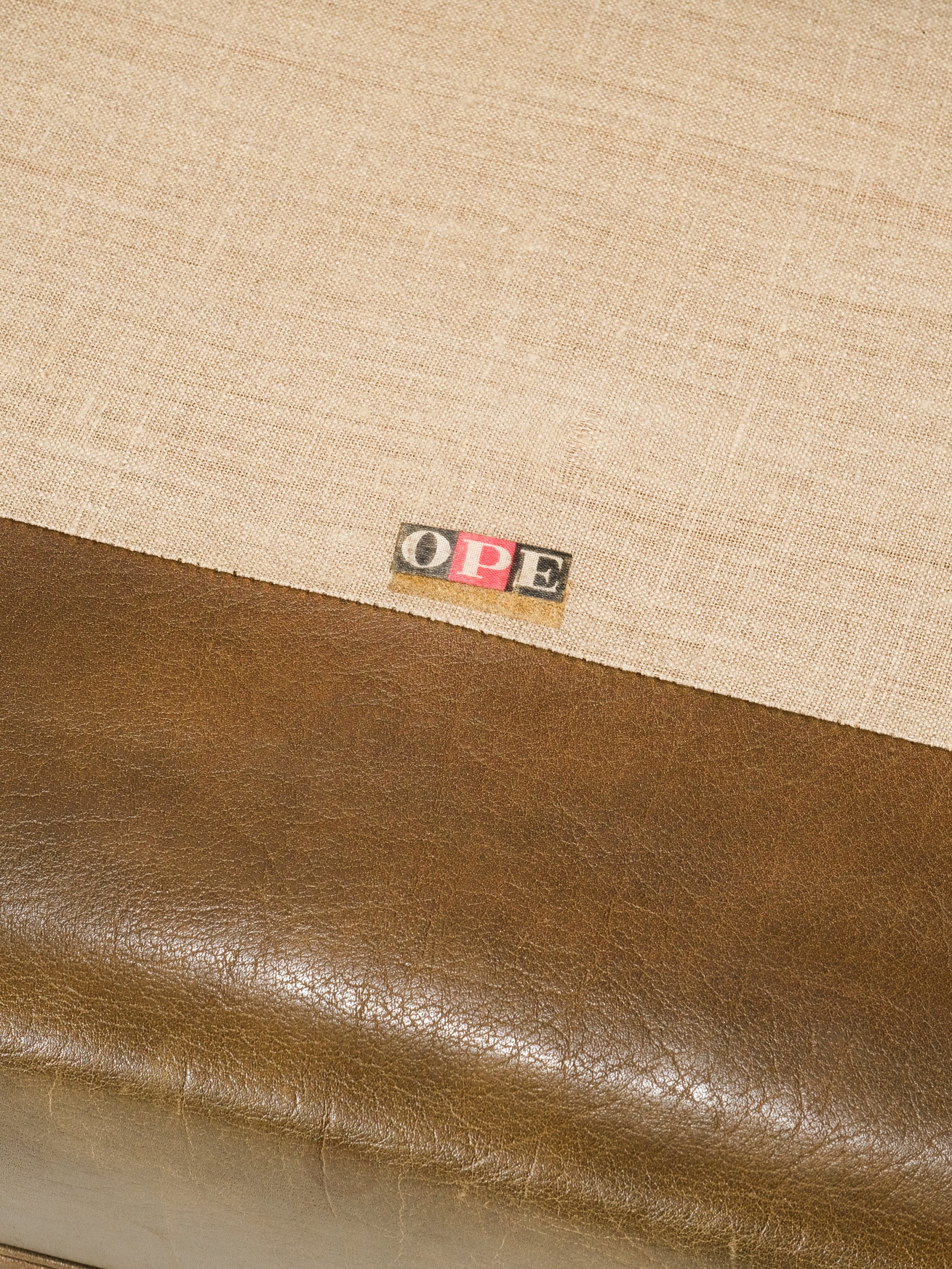 Swedish Leather Lounge Chair from OPE, 1960s