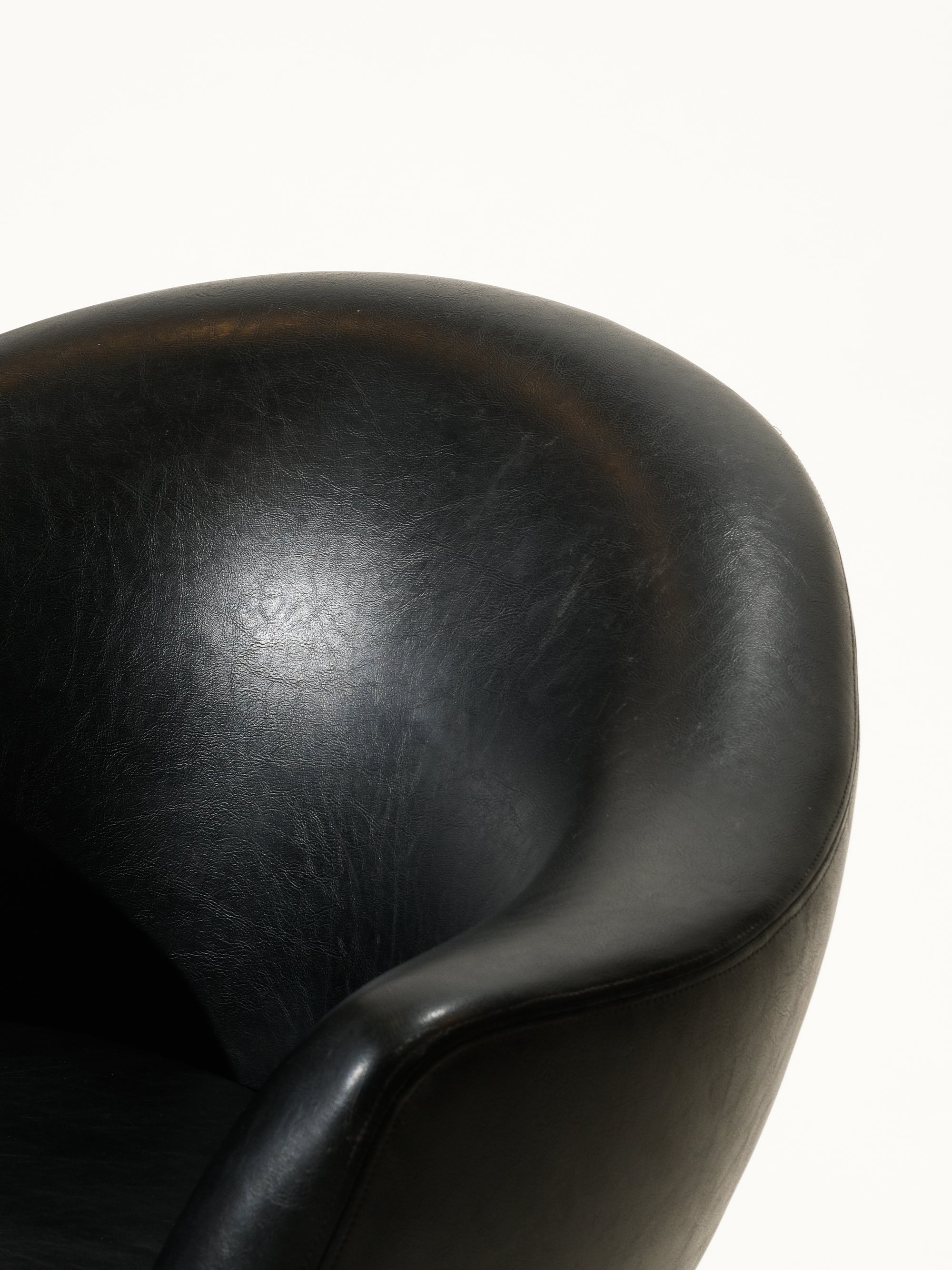 Black Swivel Pod Chair, 1960s