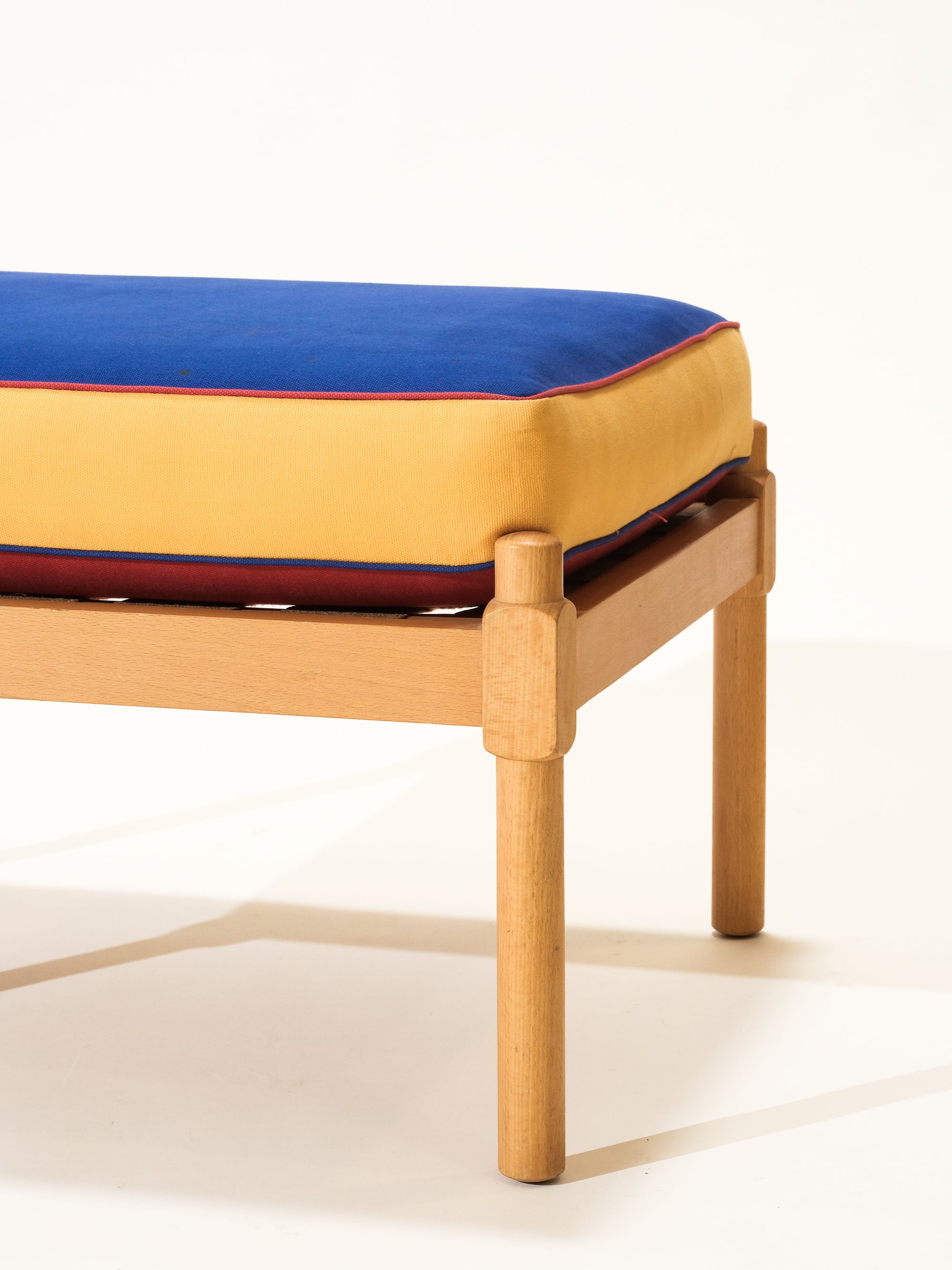 Model &quot;Tremme&quot; Ottoman by Børge Mogensen for Fritz Hansen, 1960s