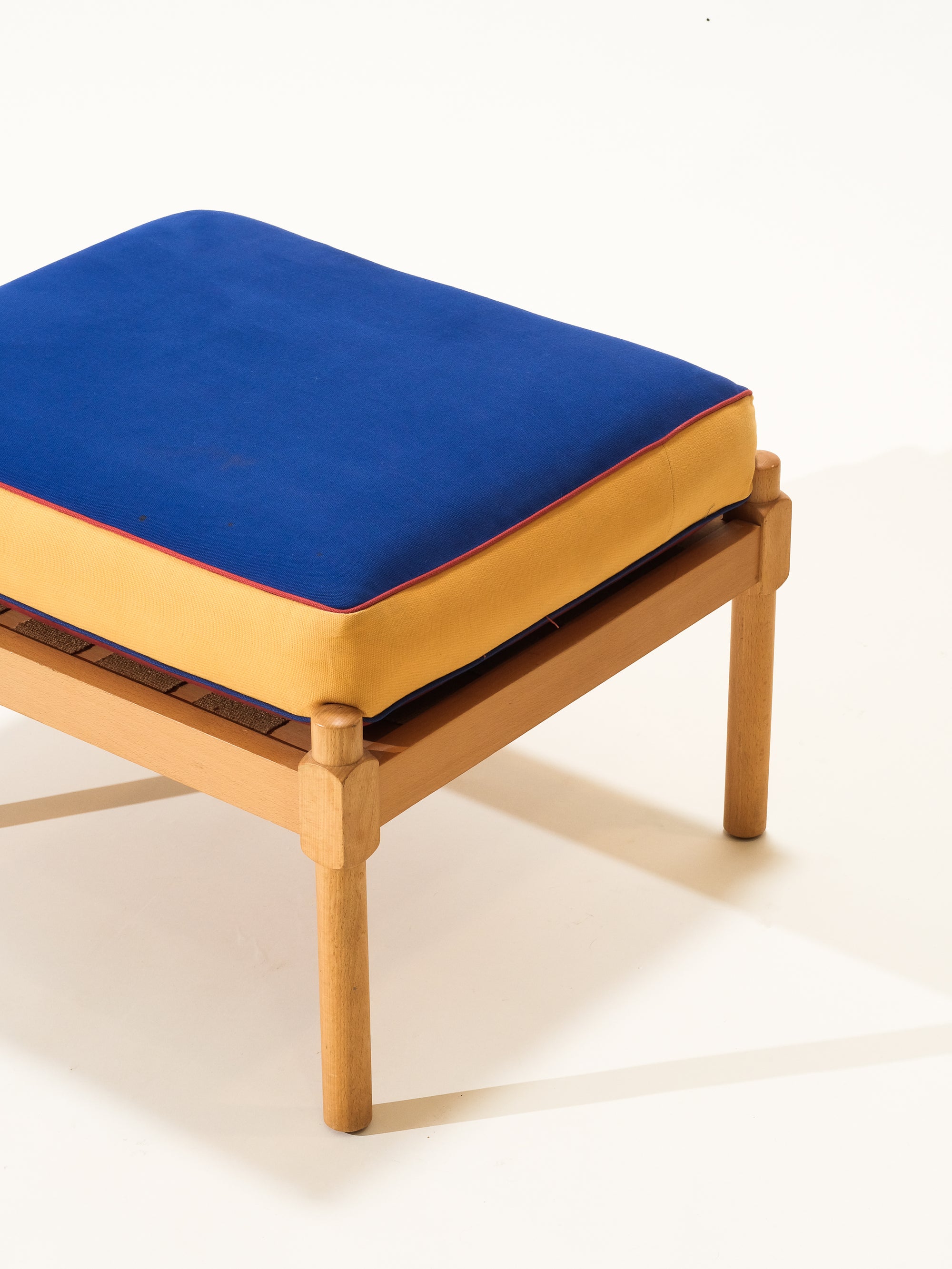 Model &quot;Tremme&quot; Ottoman by Børge Mogensen for Fritz Hansen, 1960s