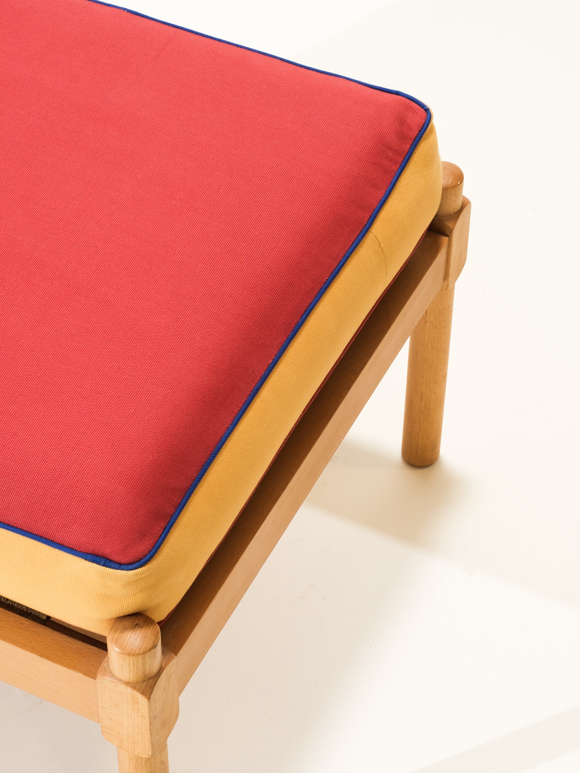 Model &quot;Tremme&quot; Ottoman by Børge Mogensen for Fritz Hansen, 1960s