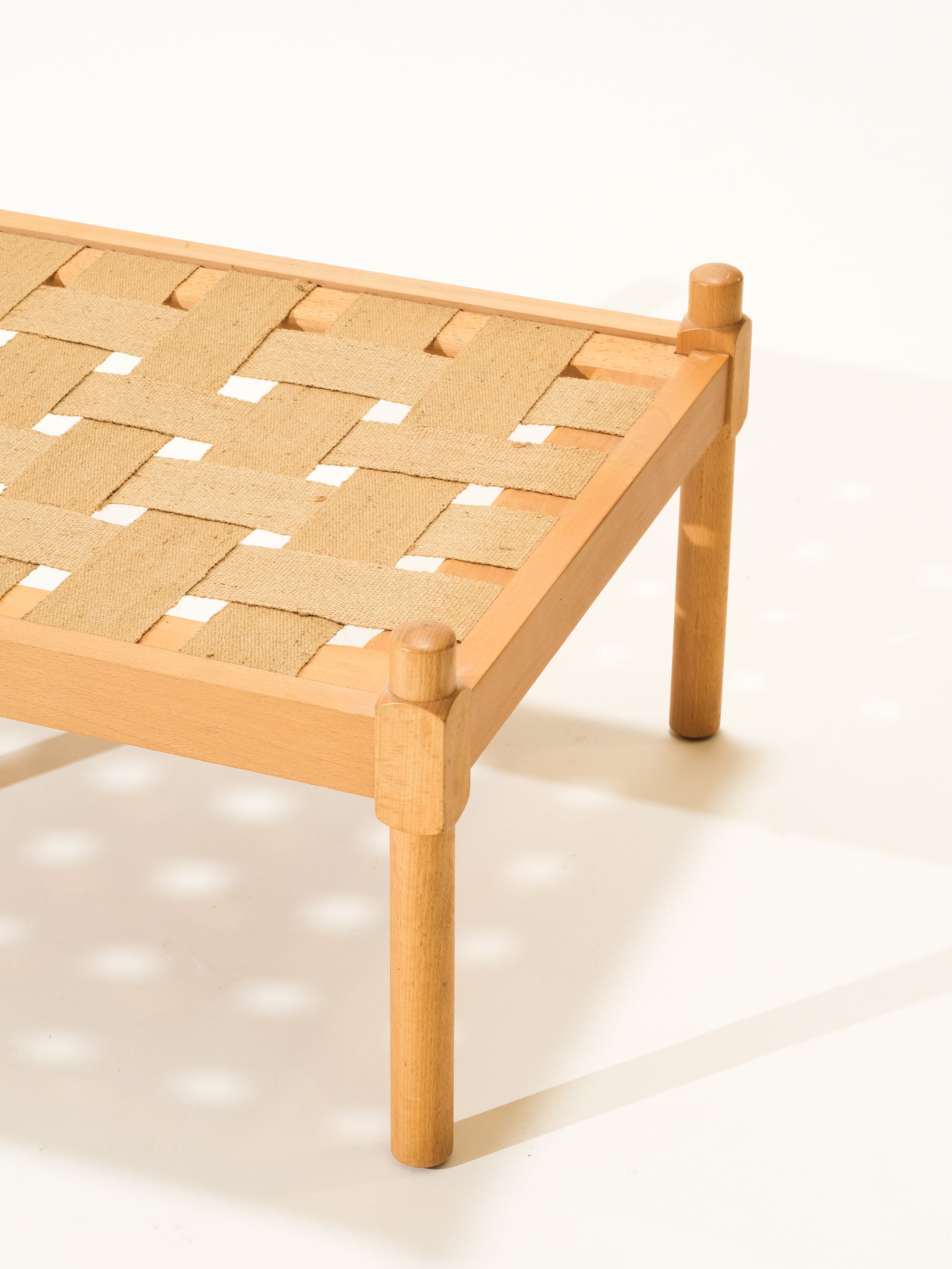 Model &quot;Tremme&quot; Ottoman by Børge Mogensen for Fritz Hansen, 1960s