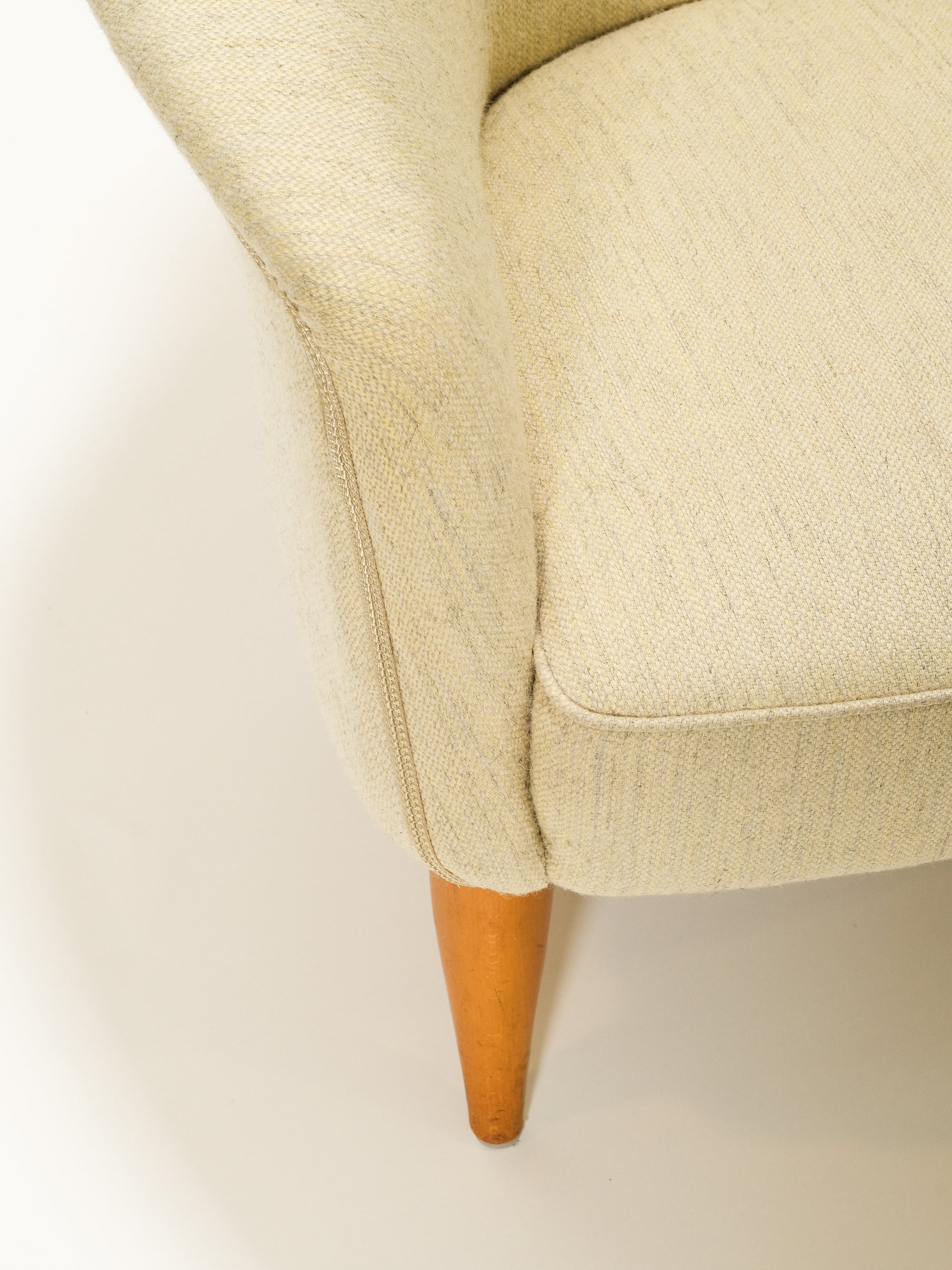 Pair of &quot;Stora Adam&quot; Easy Chairs by Kerstin Hörlin-Holmquist for Nordiska Kompaniet, Sweden, 1950s